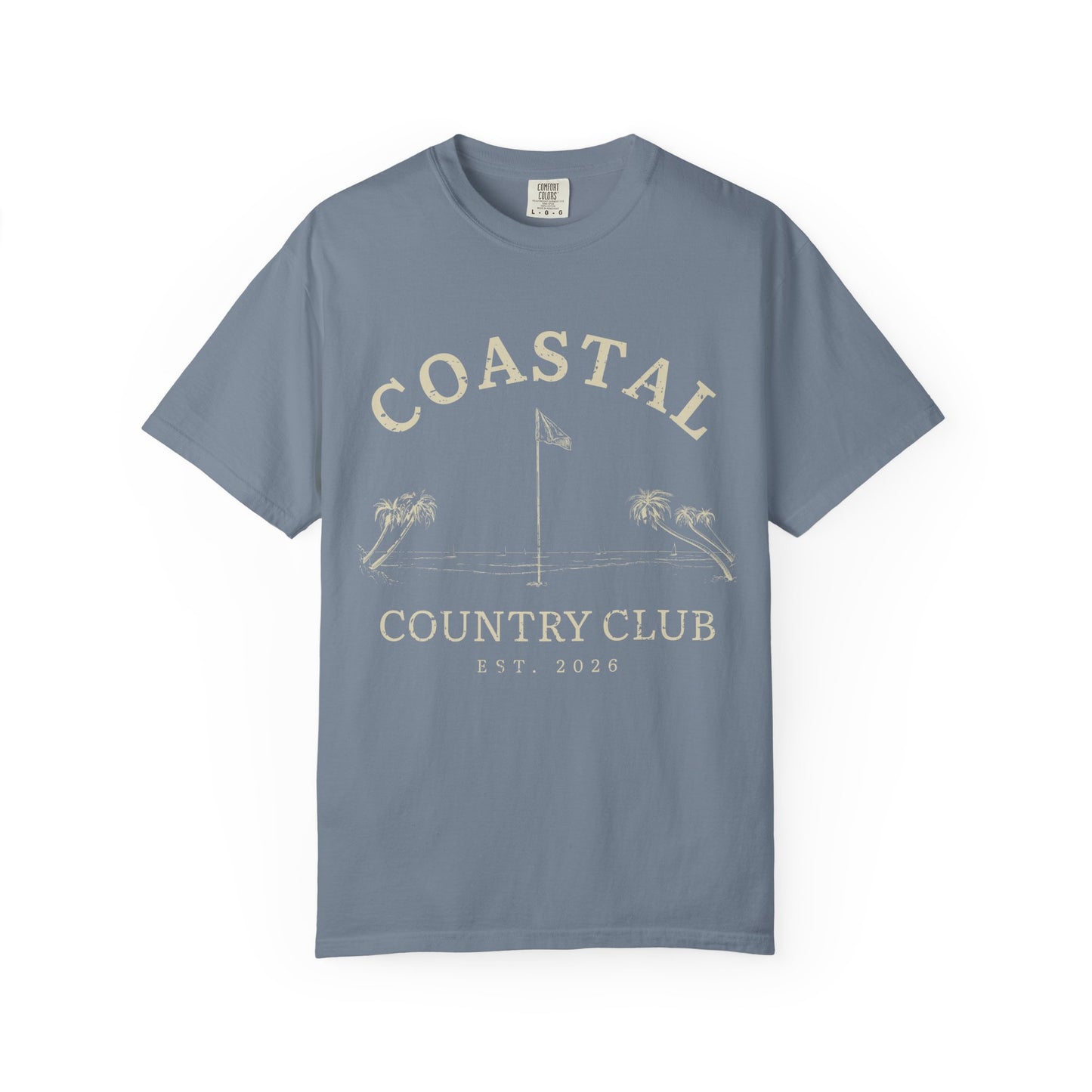 Coastal Country Club Shirt, Coastal Golf Tee, Beach Club T-Shirt, Golf Lifestyle Shirt, Resort Wear, Golfer Gift