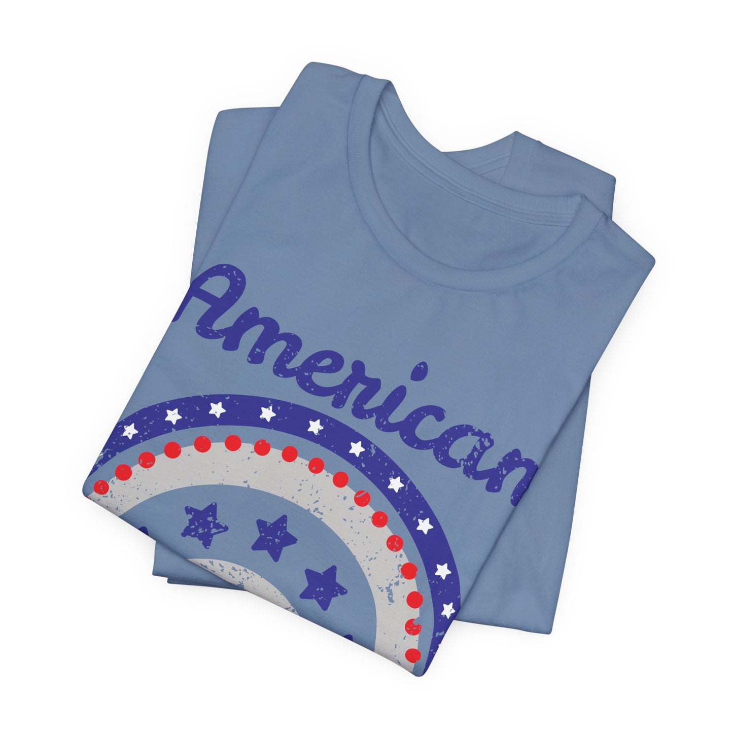American Girl Shirt, 4th of July Shirt Women, Patriotic USA Tee, Cute Independence Day Outfit, Red White Blue Shirt, USA Graphic Tee