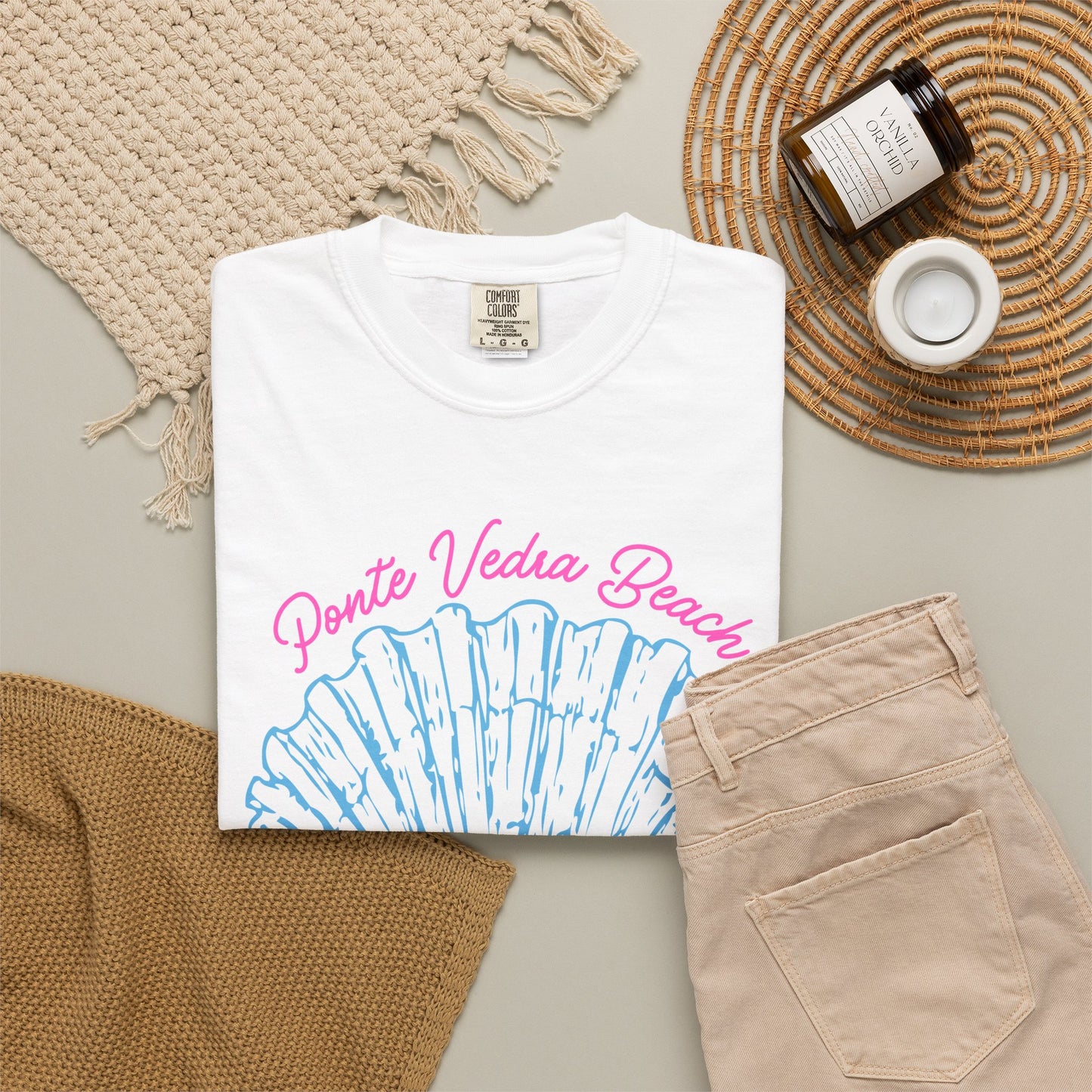 Ponte Vedra Beach Florida Shirt, Coastal Shell Tee, Florida Beach Shirt, Ponte Vedra Souvenir, Beach Vacation T-Shirt
