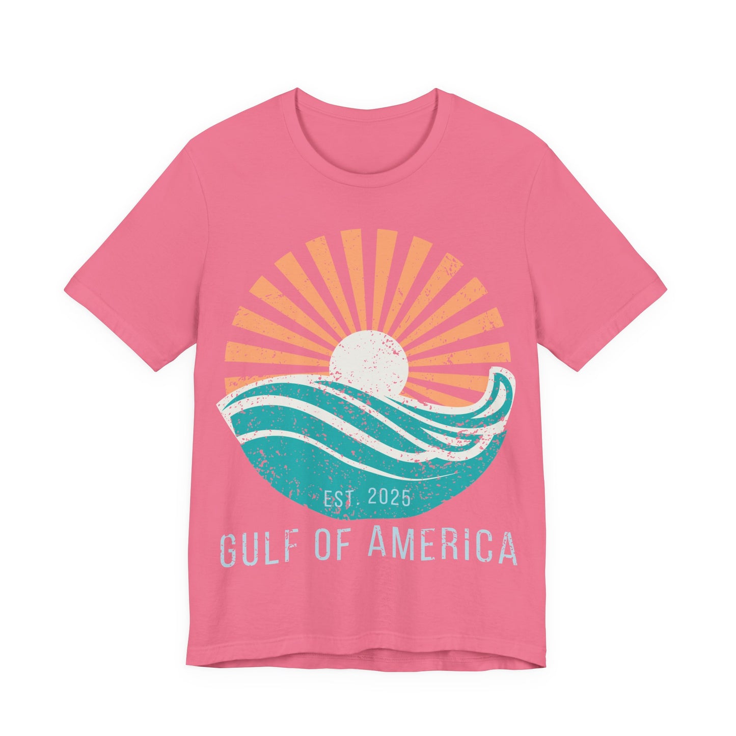 Gulf of America Shirt, Retro Beach Sunset Tee, Coastal Vacation Shirt, Vintage Ocean Graphic Tee, Gulf Coast Shirt, Summer Beach Shirt