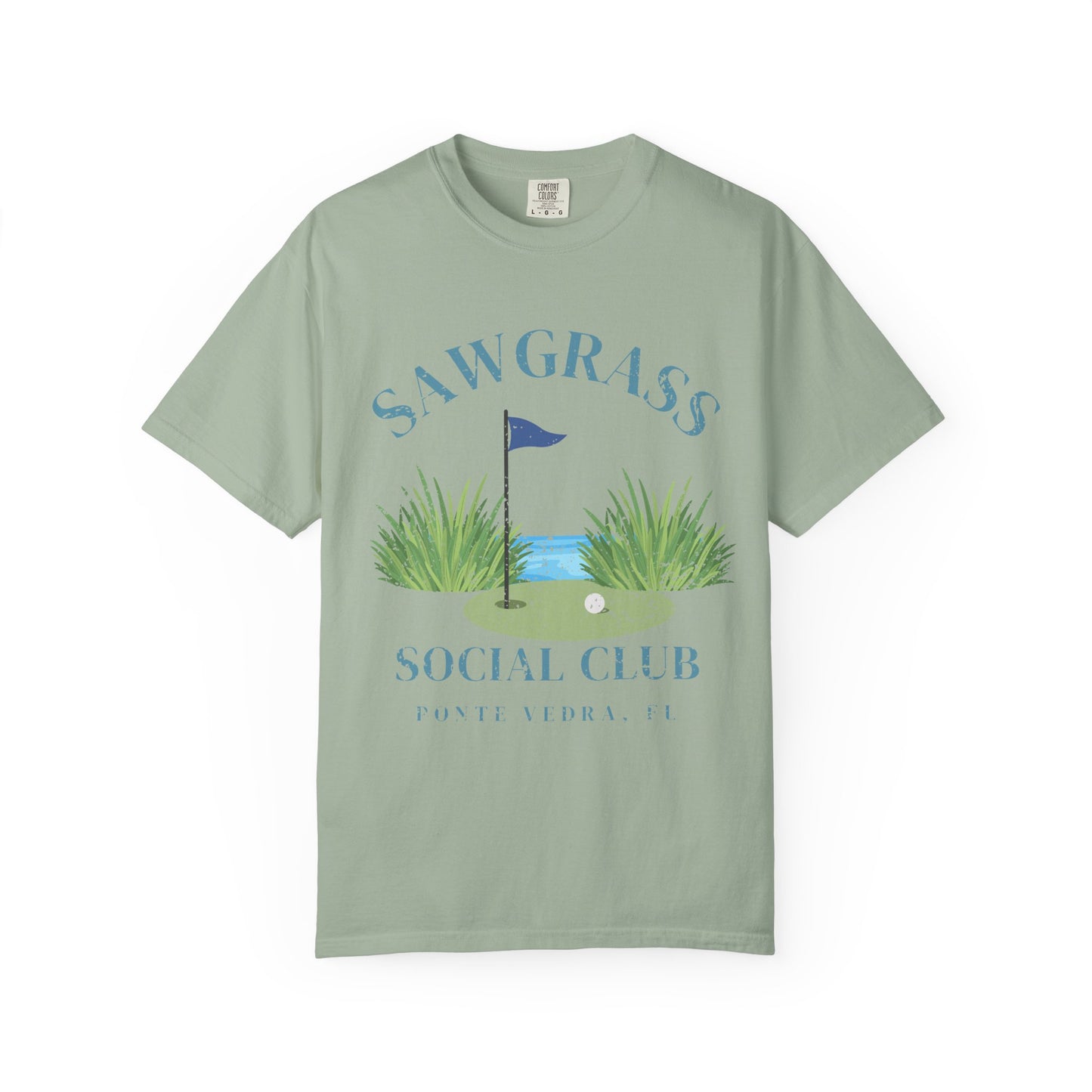 Sawgrass Social Club Shirt, Ponte Vedra Beach Tee, Coastal Golf Shirt, Florida Golf T-Shirt, Golf Lover Gift