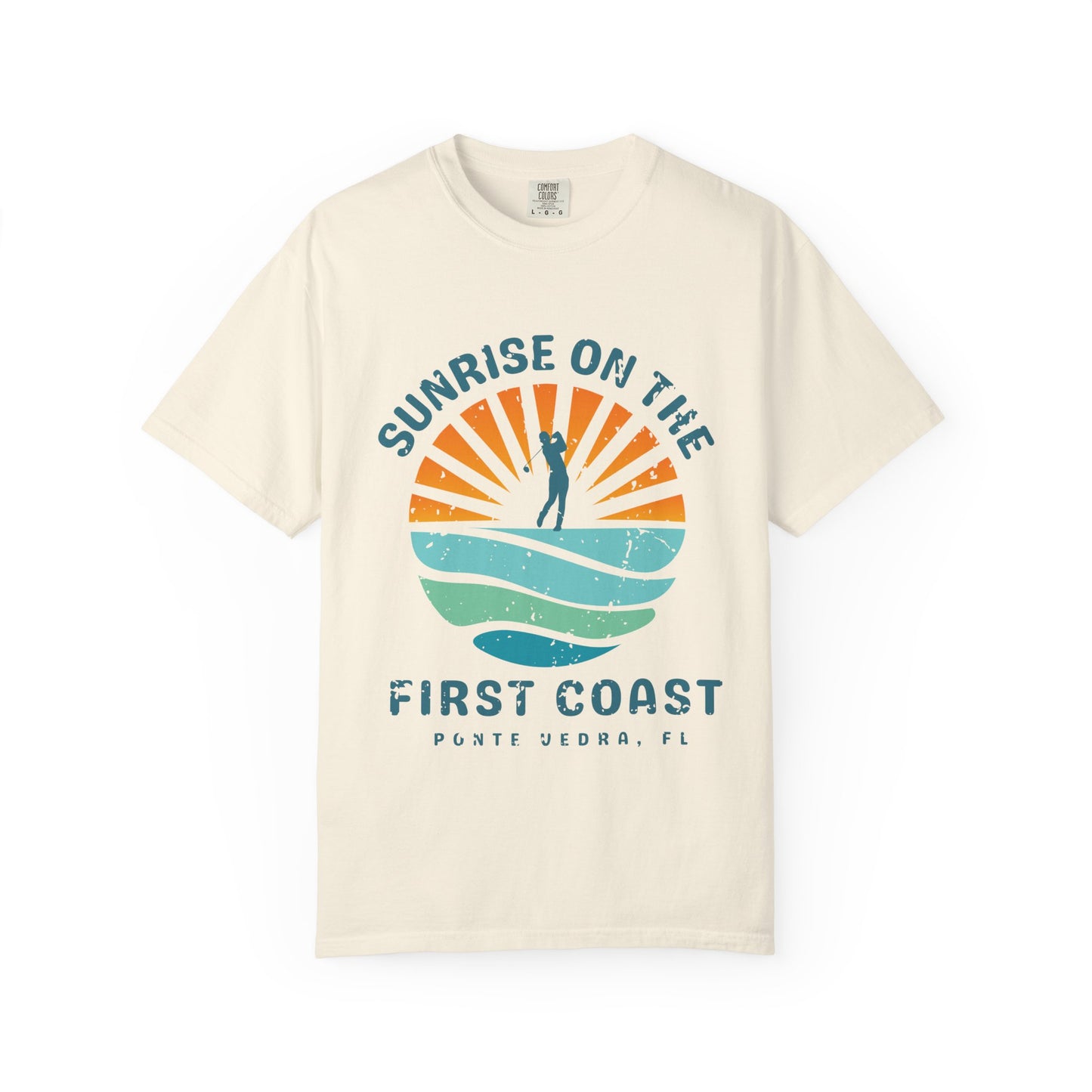 Sunrise on the First Coast Shirt, Ponte Vedra Beach Tee, Florida Coastal Shirt, Beach Vacation T-Shirt, Local Florida Gift