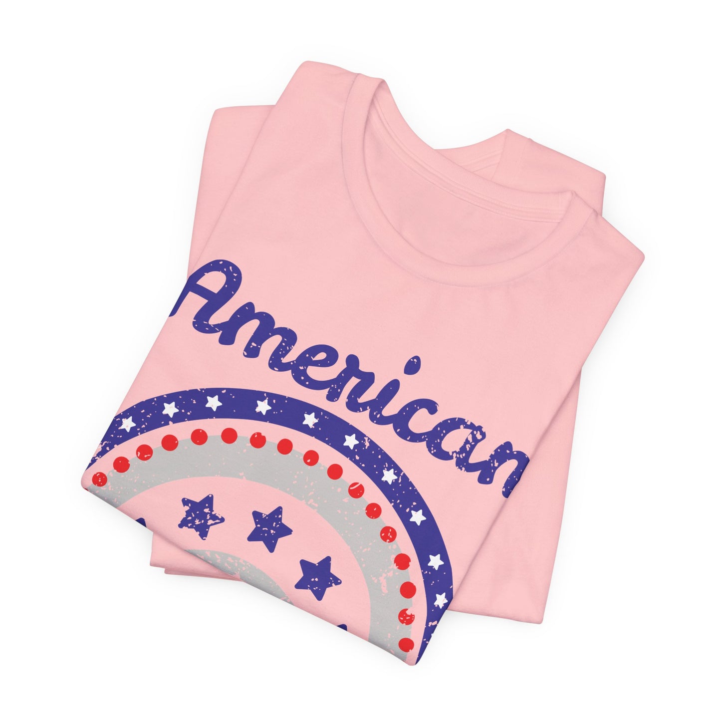 American Girl Shirt, 4th of July Shirt Women, Patriotic USA Tee, Cute Independence Day Outfit, Red White Blue Shirt, USA Graphic Tee