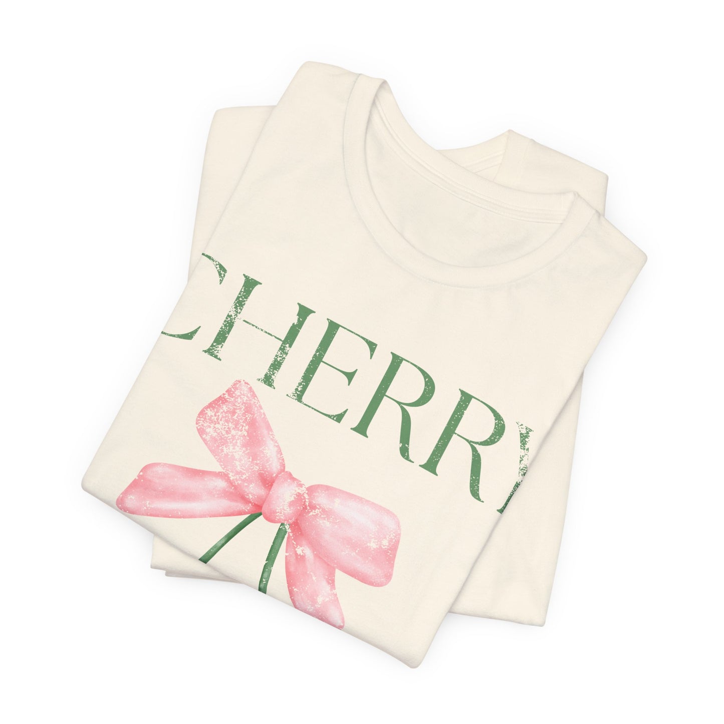 Cherry Picking Shirt, Coquette Aesthetic Tee, Cute Cherry Bow Shirt, Preppy Graphic Tee, Girly Summer Shirt, Trendy Cute Tee, Fruit Shirt