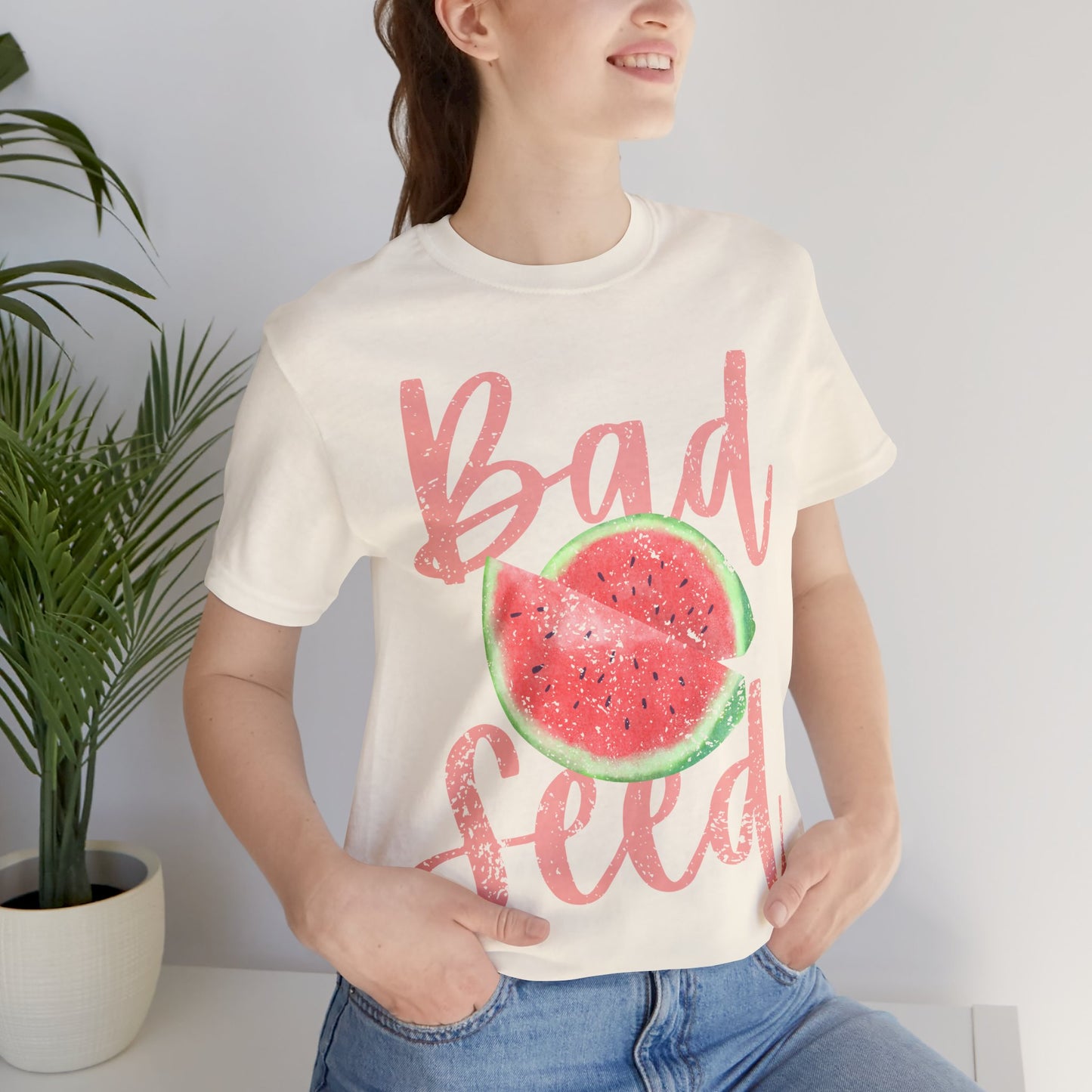 Bad Seed Watermelon Shirt, Cute Summer Tee, Funny Sassy Graphic Tee, Trendy Aesthetic Shirt, Fruit Graphic Tee, Teen Girl Outfit
