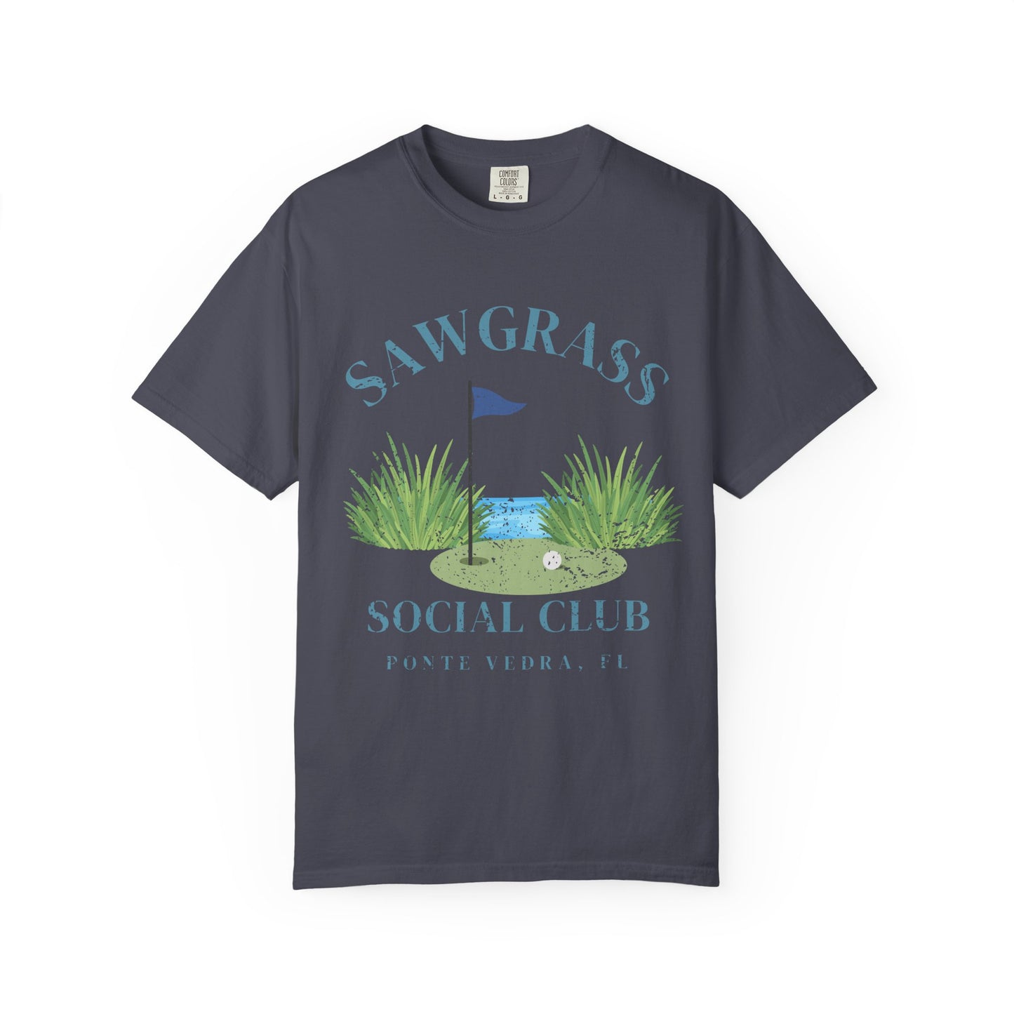 Sawgrass Social Club Shirt, Ponte Vedra Beach Tee, Coastal Golf Shirt, Florida Golf T-Shirt, Golf Lover Gift