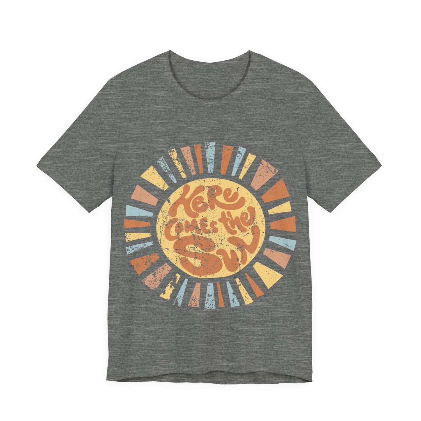 Here Comes the Sun Shirt, Retro Summer Tee, Vintage Sunshine Shirt, 4th of July Shirt, Boho Summer Graphic Tee