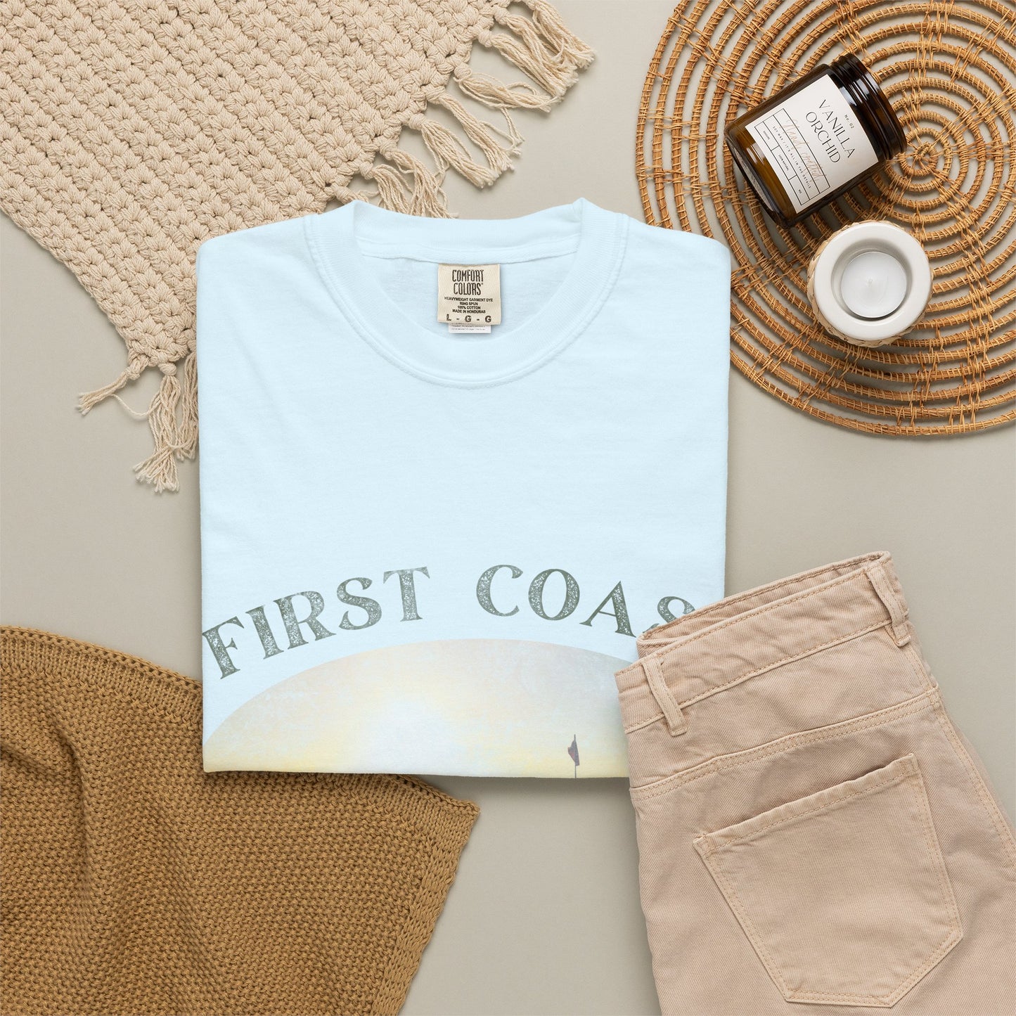 Sunset Coast Fairways Shirt, Coastal Golf Shirt, Beach Golf Tee, Golf Vacation T-Shirt, Golf Lover Gift, Coastal Lifestyle Apparel