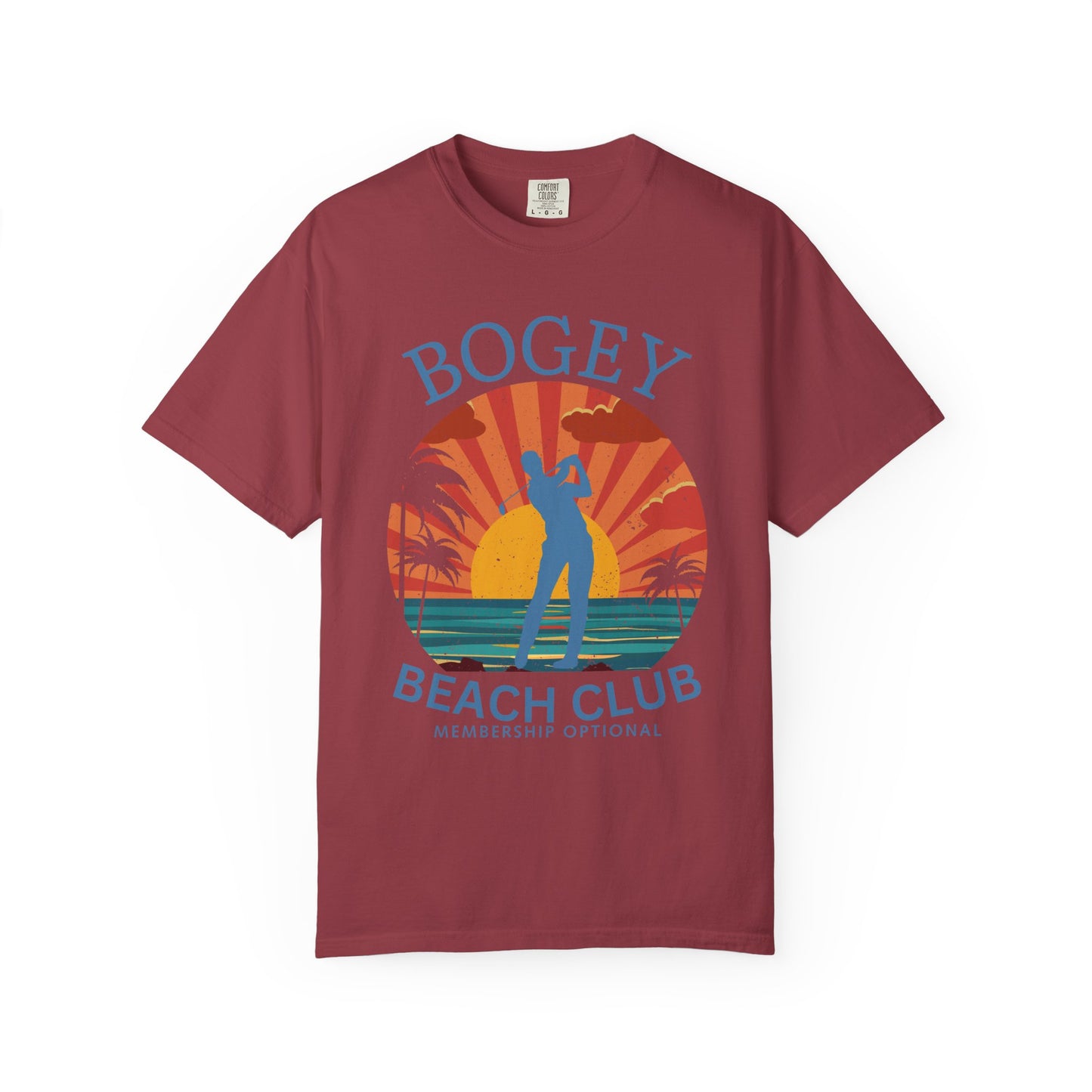 Bogey Beach Club Shirt, Funny Golf Shirt, Coastal Golf Tee, Golf Vacation T-Shirt, Beach Golfer Gift, Golf Lifestyle Apparel