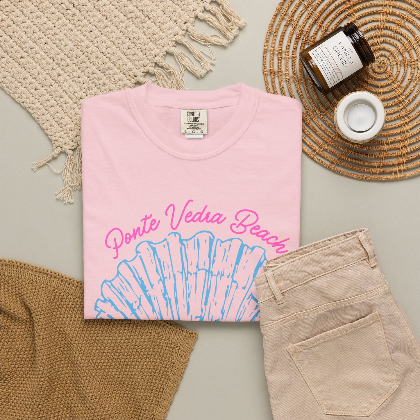 Ponte Vedra Beach Florida Shirt, Coastal Shell Tee, Florida Beach Shirt, Ponte Vedra Souvenir, Beach Vacation T-Shirt