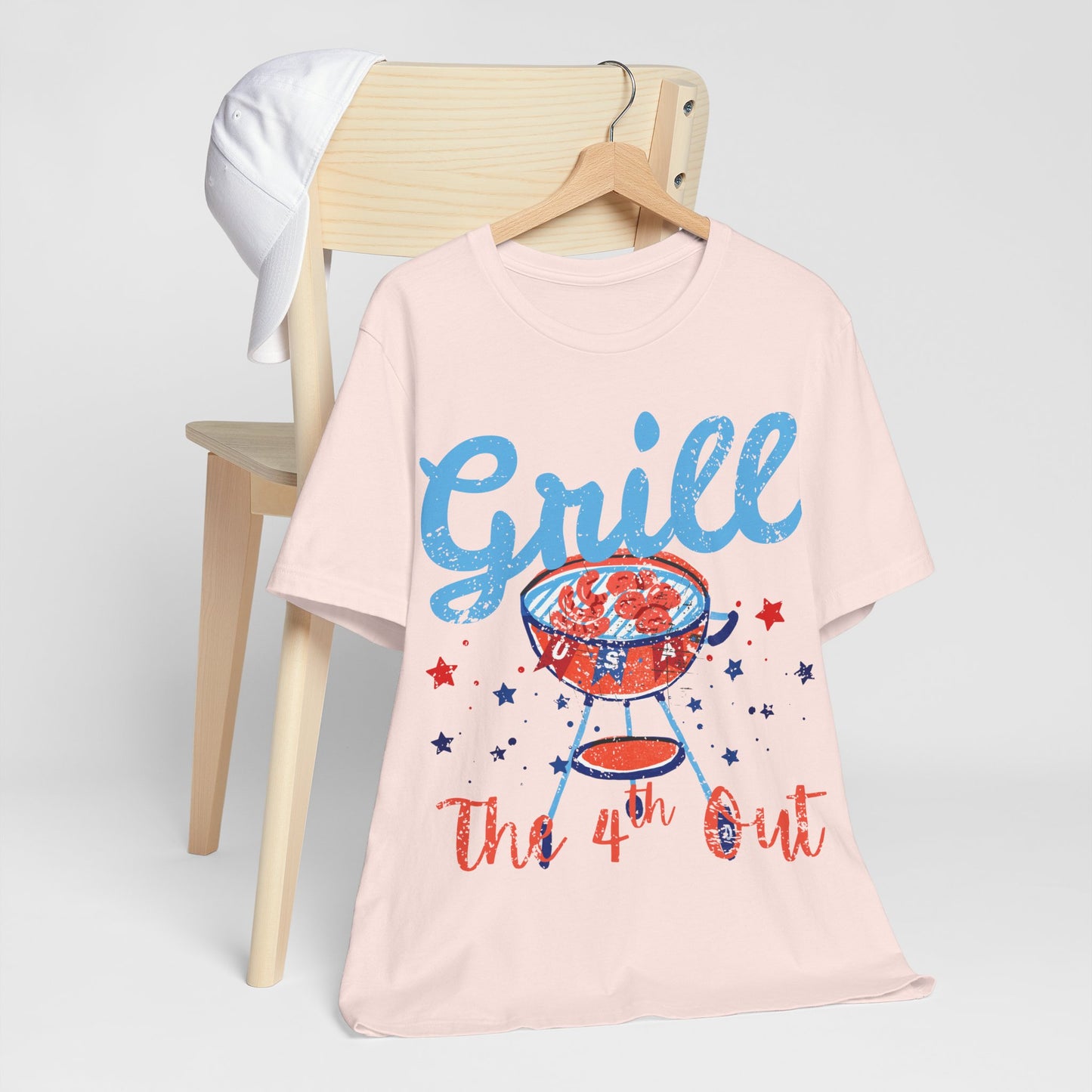 Grill the 4th Out T-shirt, Funny 4th of July BBQ Tee, Patriotic Grill Shirt, Independence Day T-Shirt, Summer Cookout Tee