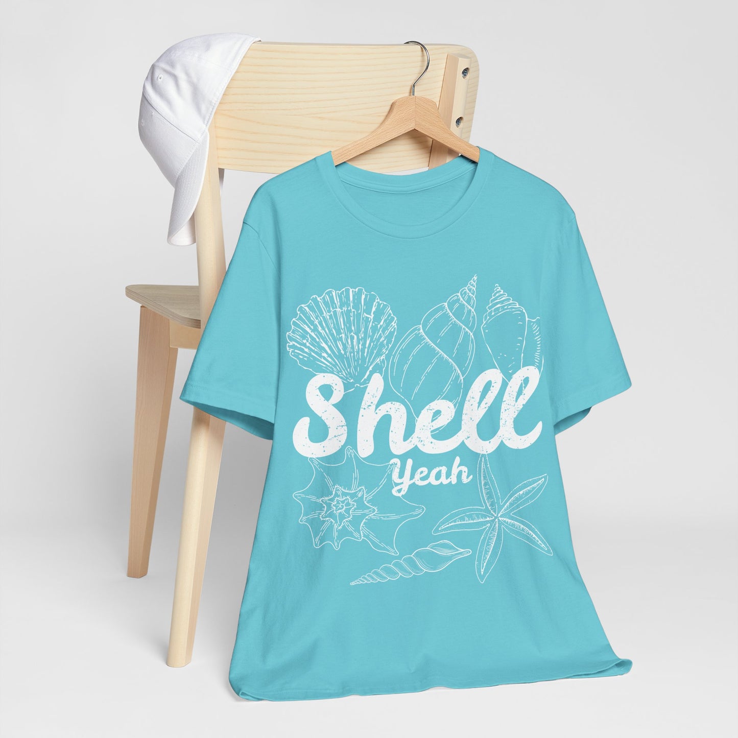 Shell Yeah Shirt, Beach Vacation Tee, Coastal Summer Shirt, Cute Beach Shirt, Ocean Graphic Tee, Funny Beach Tee, Summer Outfit