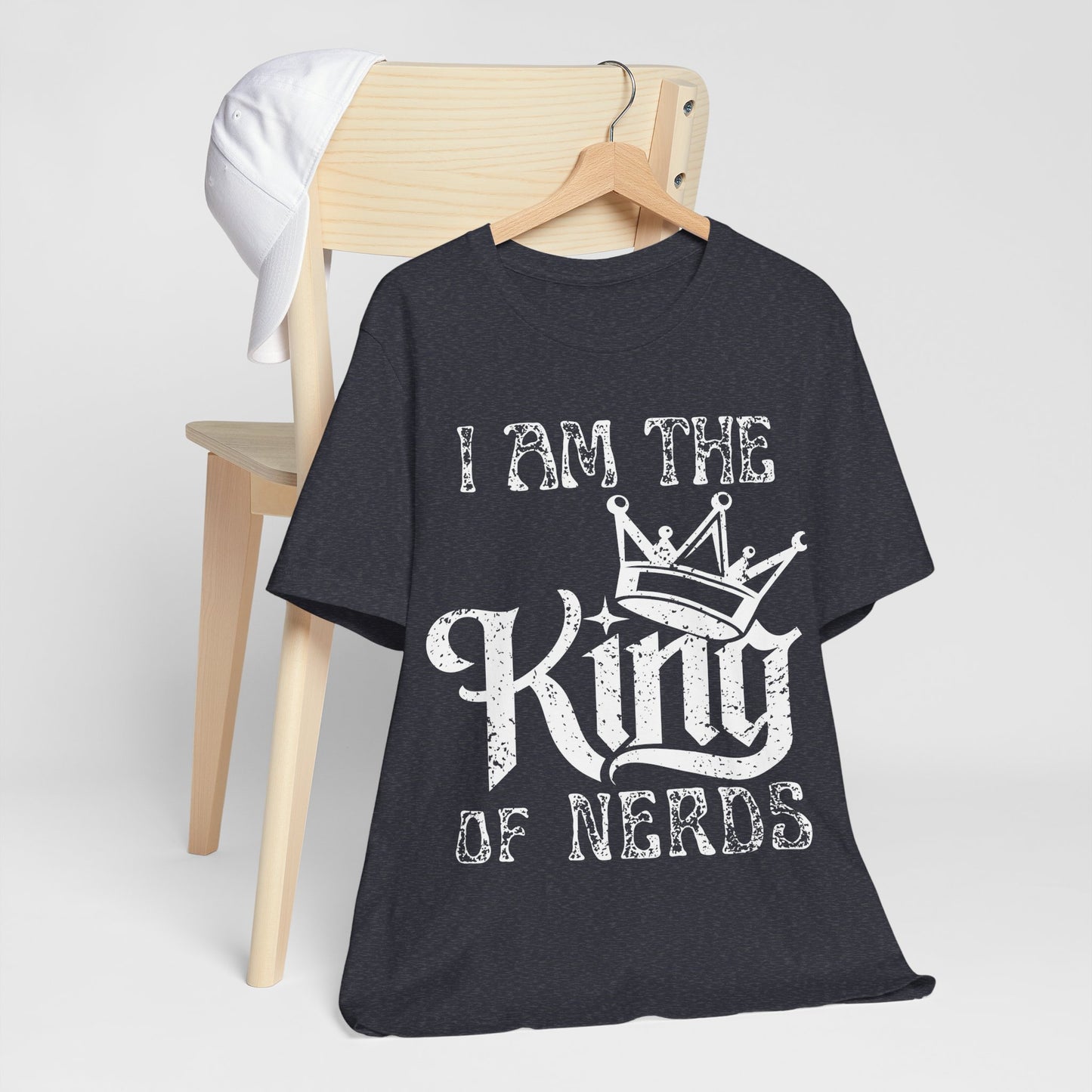 King of Nerds Shirt, Funny Nerd Shirt, Geek Pride Tee, Gamer Shirt, Nerd Humor Tee, Geek Gift, Comic Style Graphic Tee