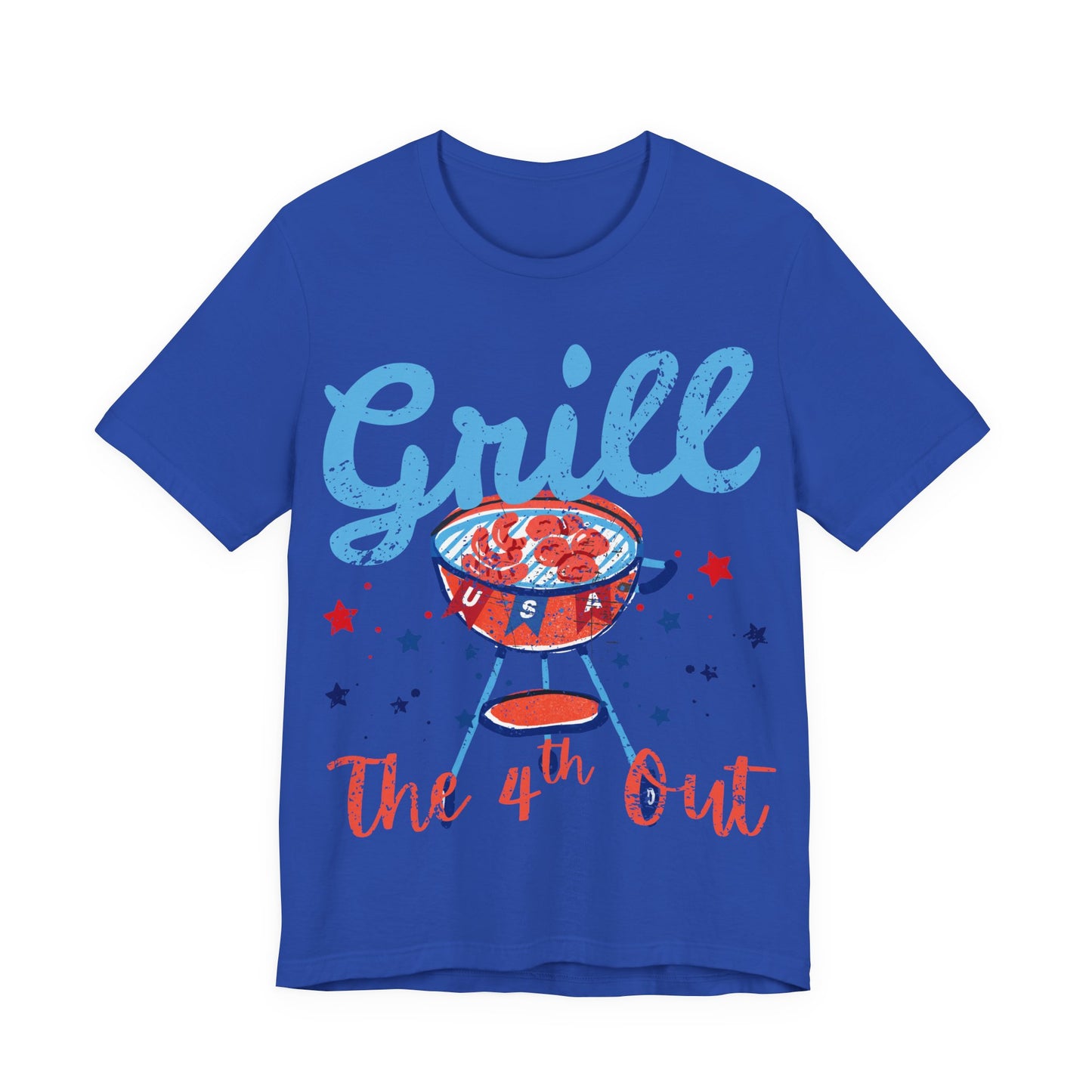 Grill the 4th Out T-shirt, Funny 4th of July BBQ Tee, Patriotic Grill Shirt, Independence Day T-Shirt, Summer Cookout Tee