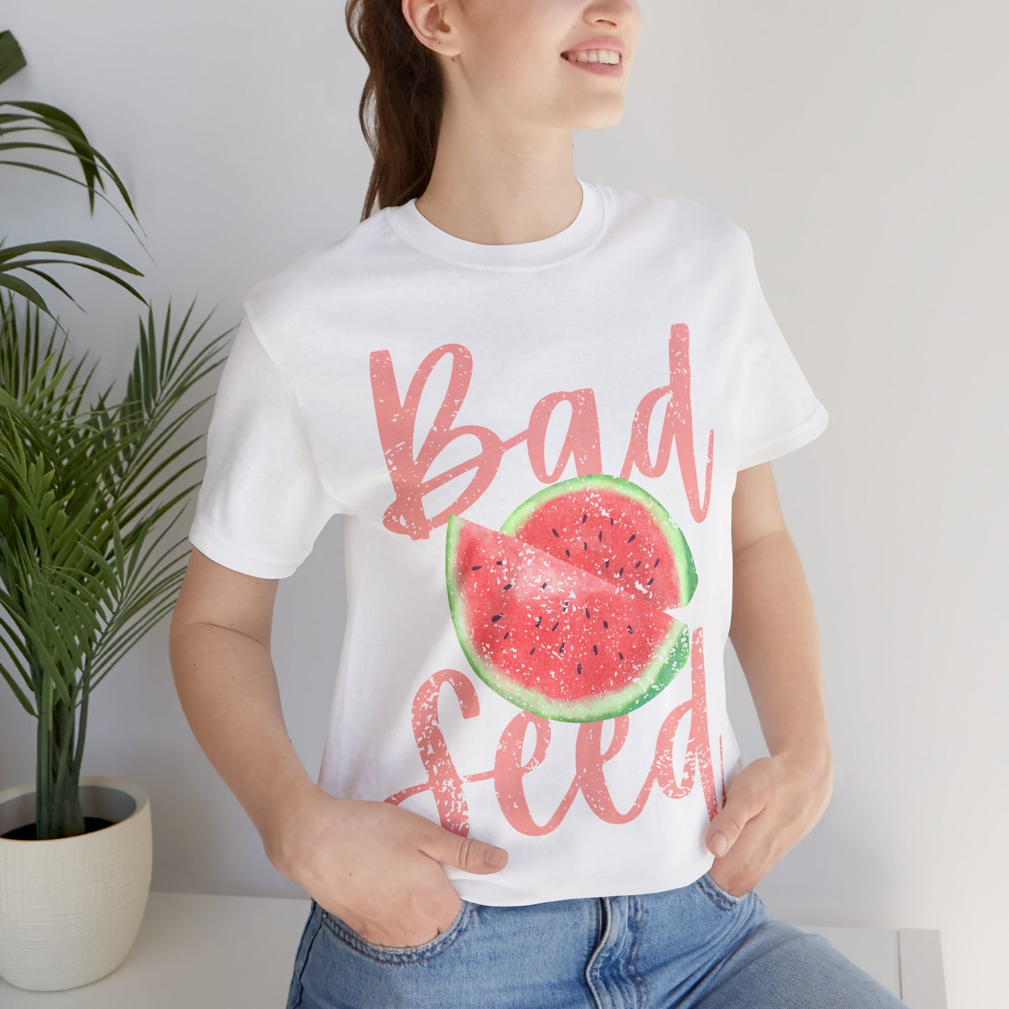 Bad Seed Watermelon Shirt, Cute Summer Tee, Funny Sassy Graphic Tee, Trendy Aesthetic Shirt, Fruit Graphic Tee, Teen Girl Outfit
