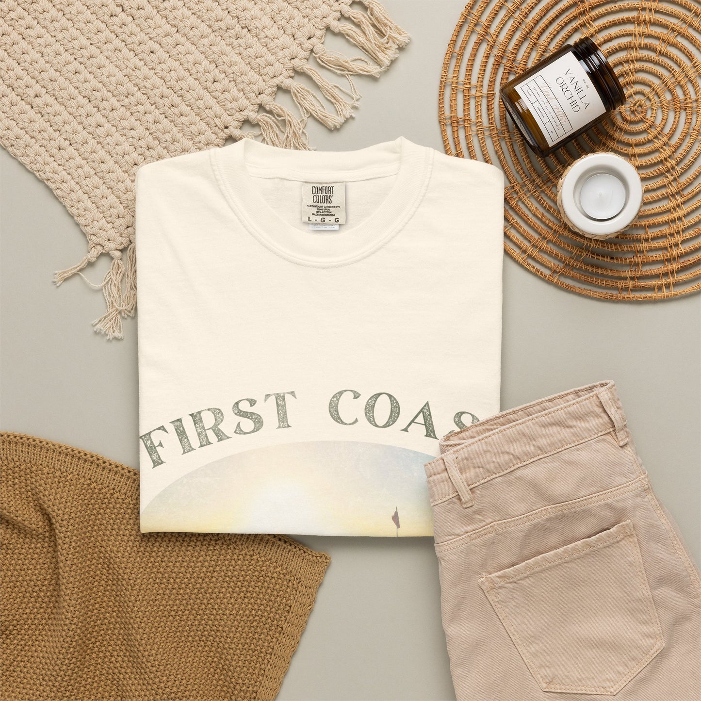 Sunset Coast Fairways Shirt, Coastal Golf Shirt, Beach Golf Tee, Golf Vacation T-Shirt, Golf Lover Gift, Coastal Lifestyle Apparel