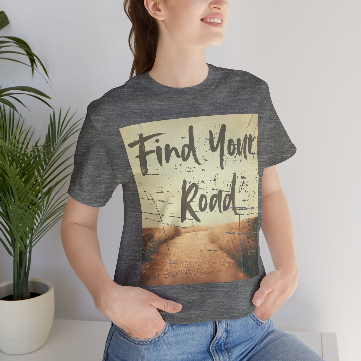 Find Your Road Shirt, Beach Graphic Tee, Coastal Summer Shirt, Vintage Road Trip Tee, Wanderlust T-Shirt, Travel Lover Gift, Retro Beach Tee