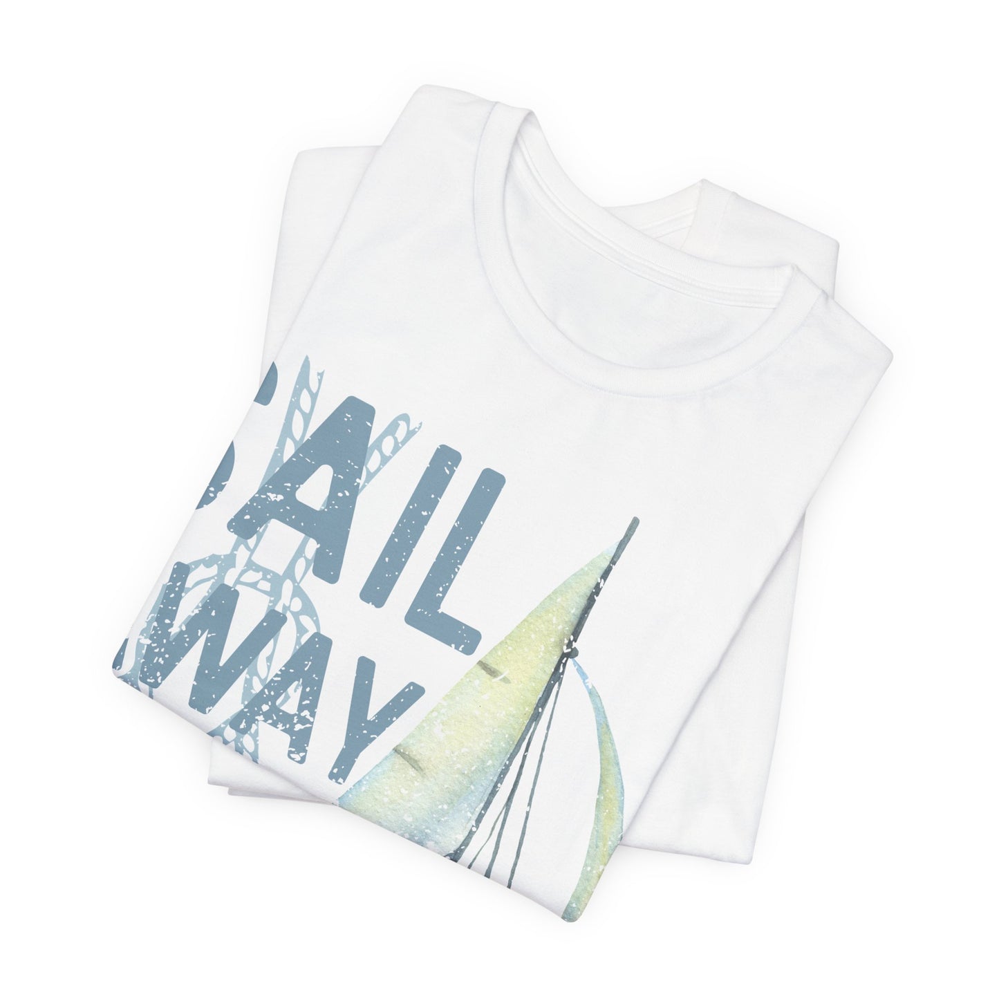 Sail Away With Me Shirt, Coastal Sailboat Tee, Nautical Graphic Tee, Coastal Summer Shirt, Ocean Lover Gift, Retro Beach T-Shirt