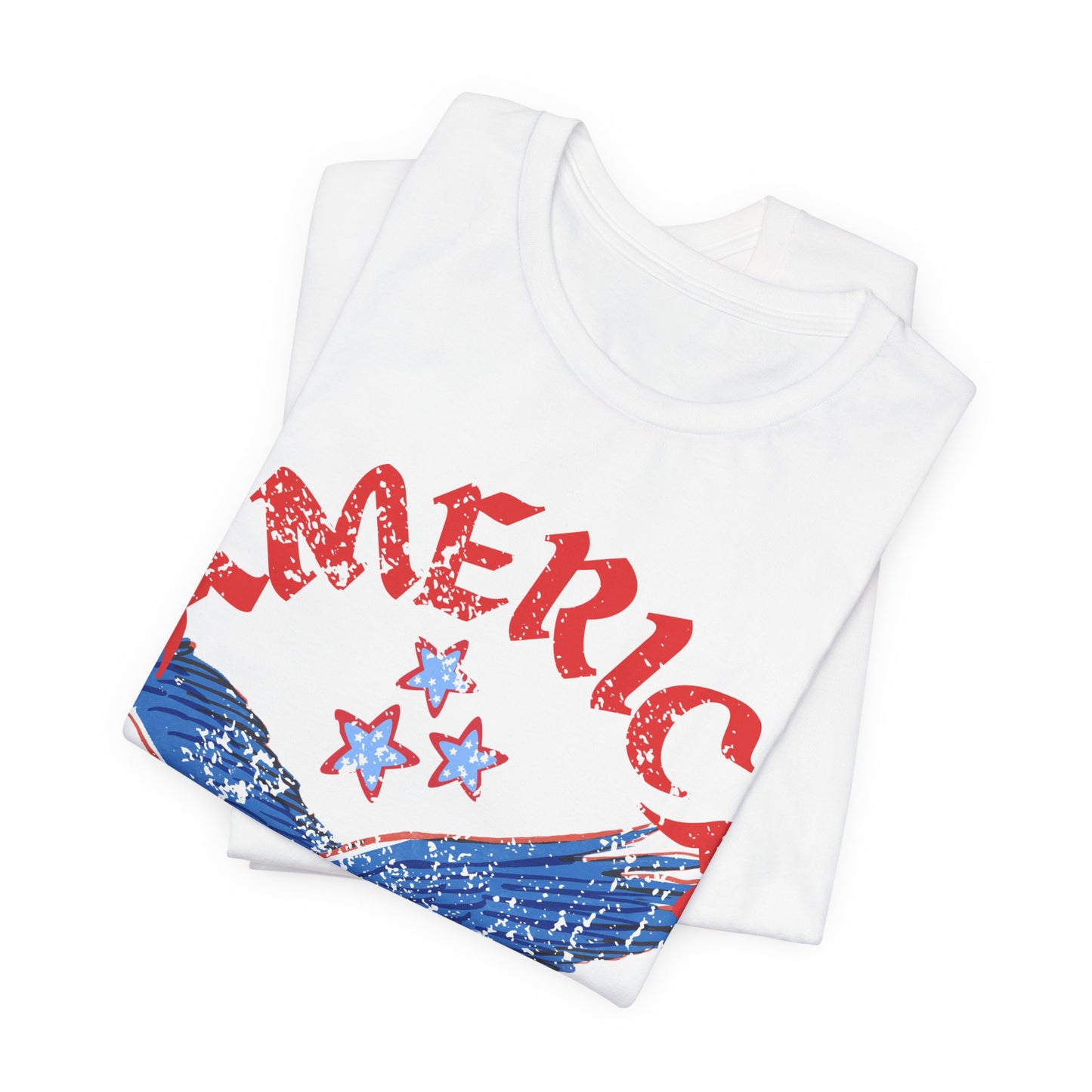 Vintage America Eagle Shirt, Patriotic 4th of July Tee, Retro USA Shirt, Independence Day Outfit, Americana Graphic Tee, July 4th Shirt