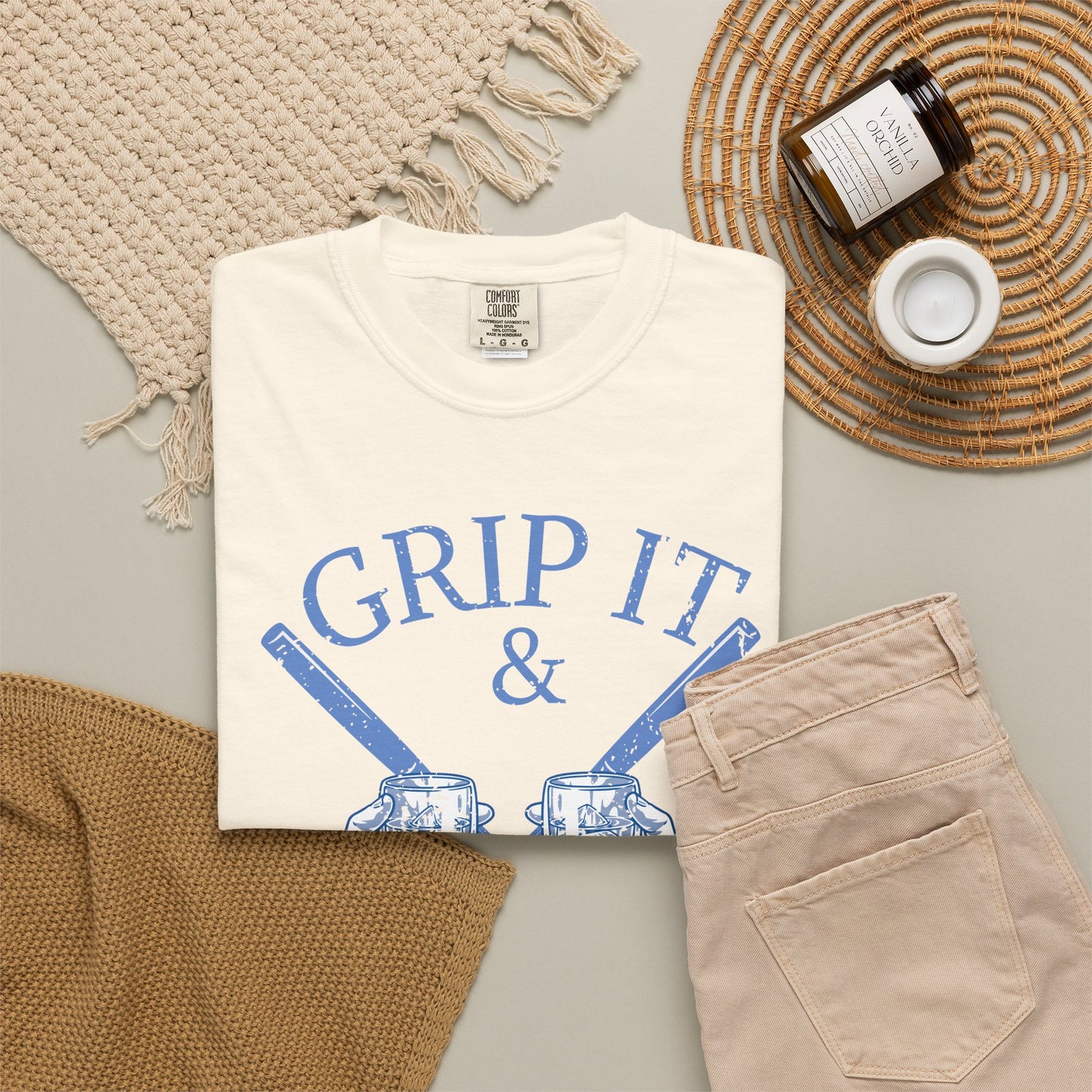 Grip It & Sip It Shirt, Funny Golf Shirt, Golf Drinking Tee, Golf Vacation T-Shirt, Golfer Gift, Golf Trip Apparel