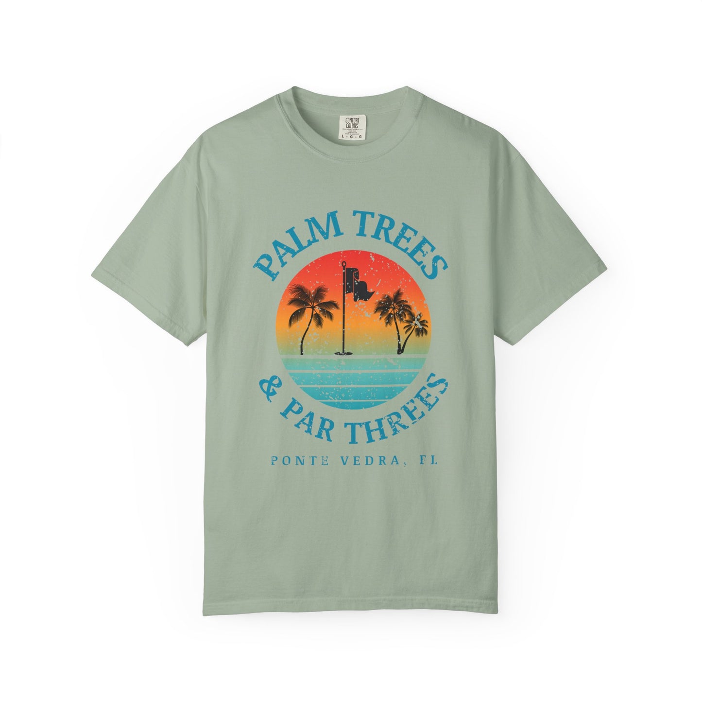 Ponte Vedra Beach, Saltwater & Sand Wedges Shirt, Beach Golf Tee, Golf Vacation T-Shirt, Coastal Lifestyle Apparel, Golfer Gift for Men