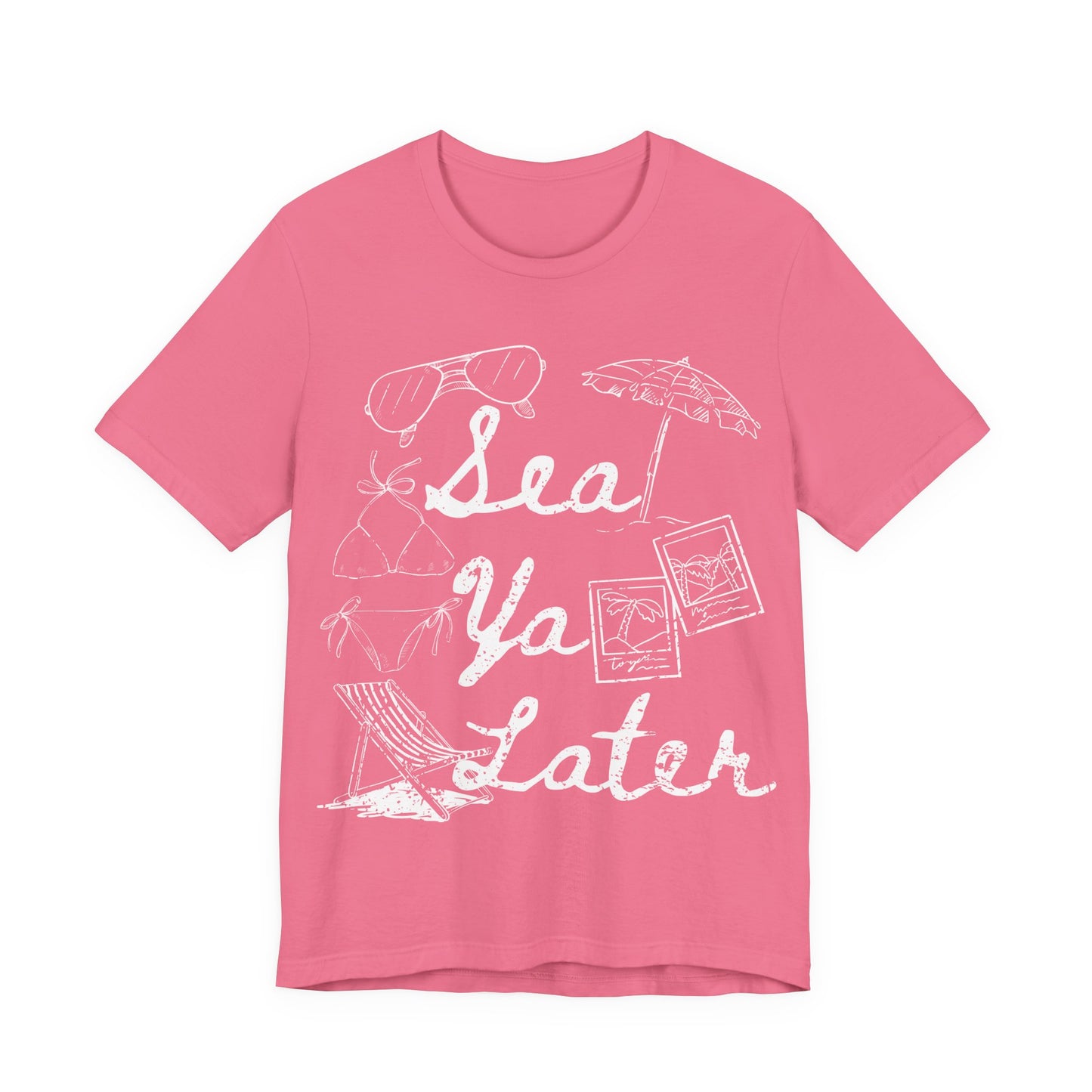 Sea Ya Later Shirt, Beach Vacation Tee, Coastal Summer Shirt, Ocean Graphic Tee, Cute Beach Shirt, Summer Vacation Outfit