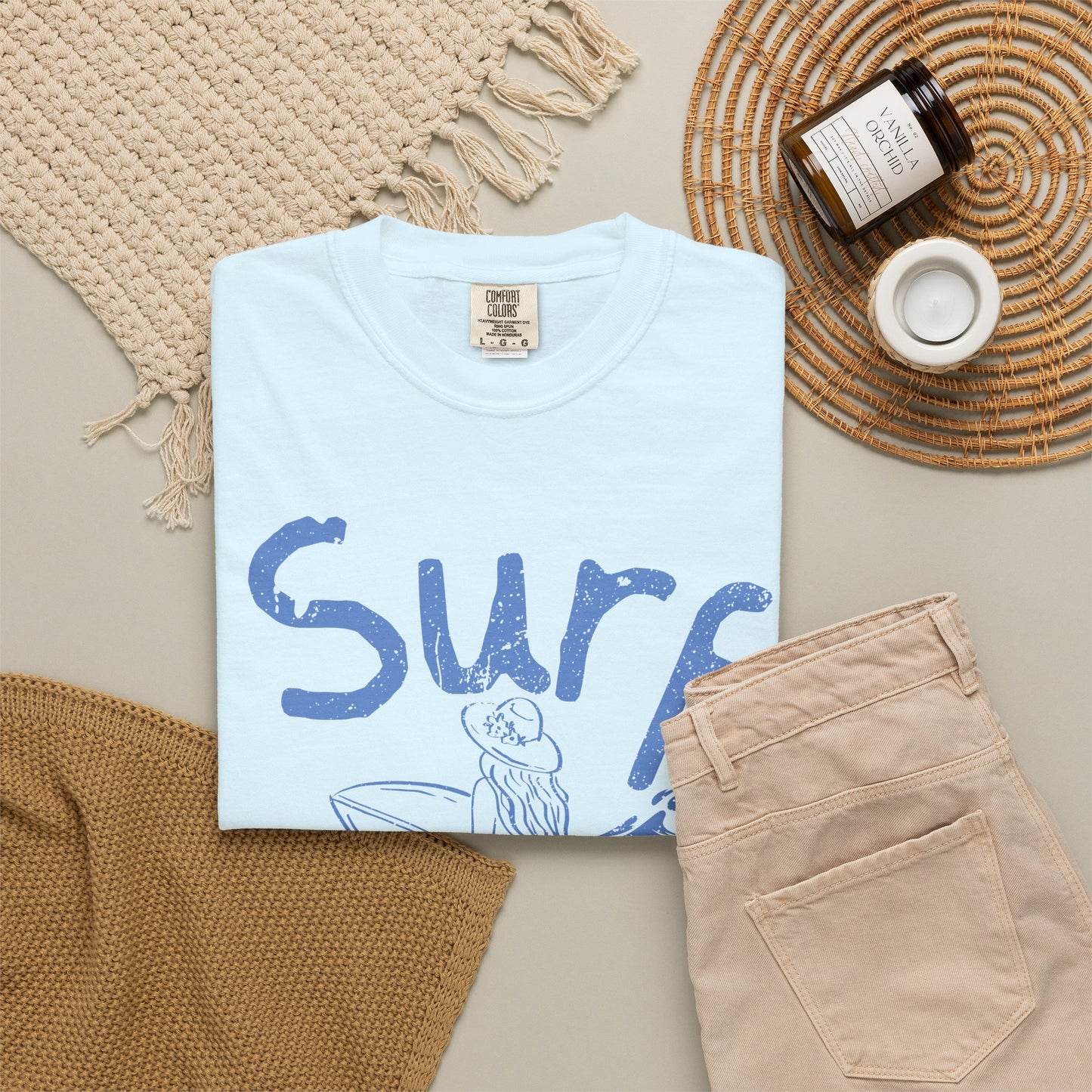Surf Season Shirt, Beach Graphic Tee, Coastal Summer Shirt, Surfer Girl T-Shirt, Ocean Lover Gift, Beach Vacation Tee