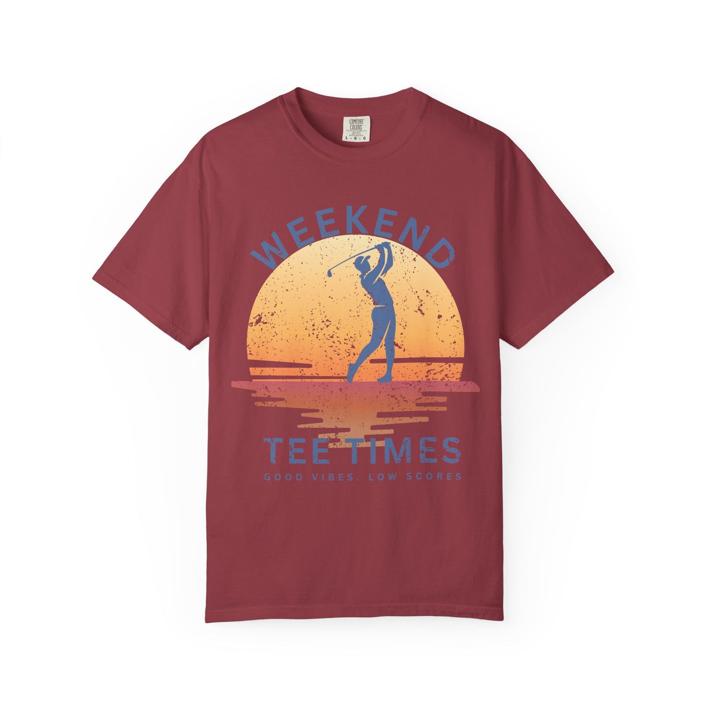 Weekend Tee Times Shirt, Coastal Golf Tee, Golf Vacation Shirt, Beach Golf T-Shirt, Funny Golfer Gift, Golf Lifestyle Tee