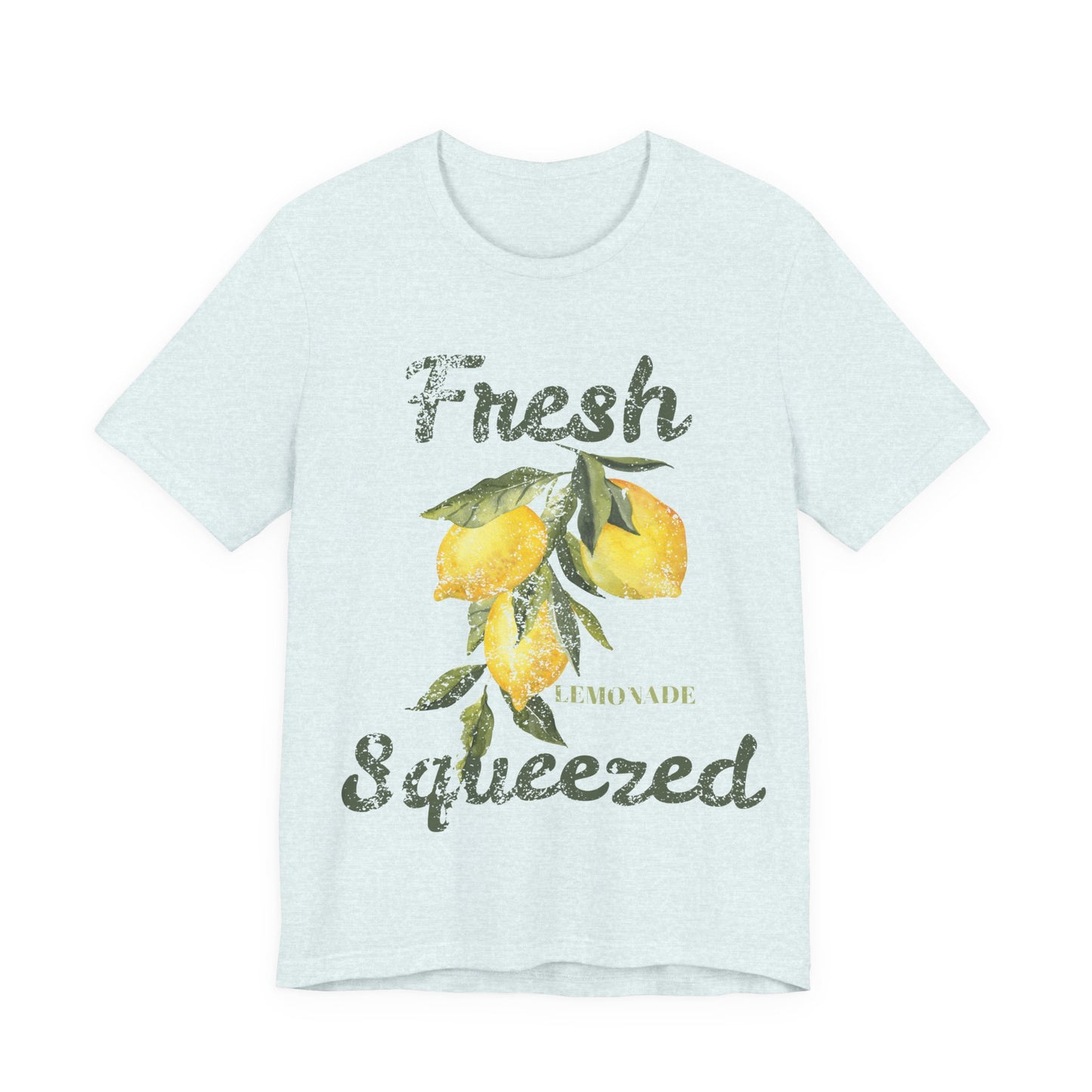 Fresh Squeezed Lemon Shirt, Lemon Graphic Tee, Cute Summer Citrus Shirt, Lemon Lover Gift, Retro Fruit Graphic T-Shirt