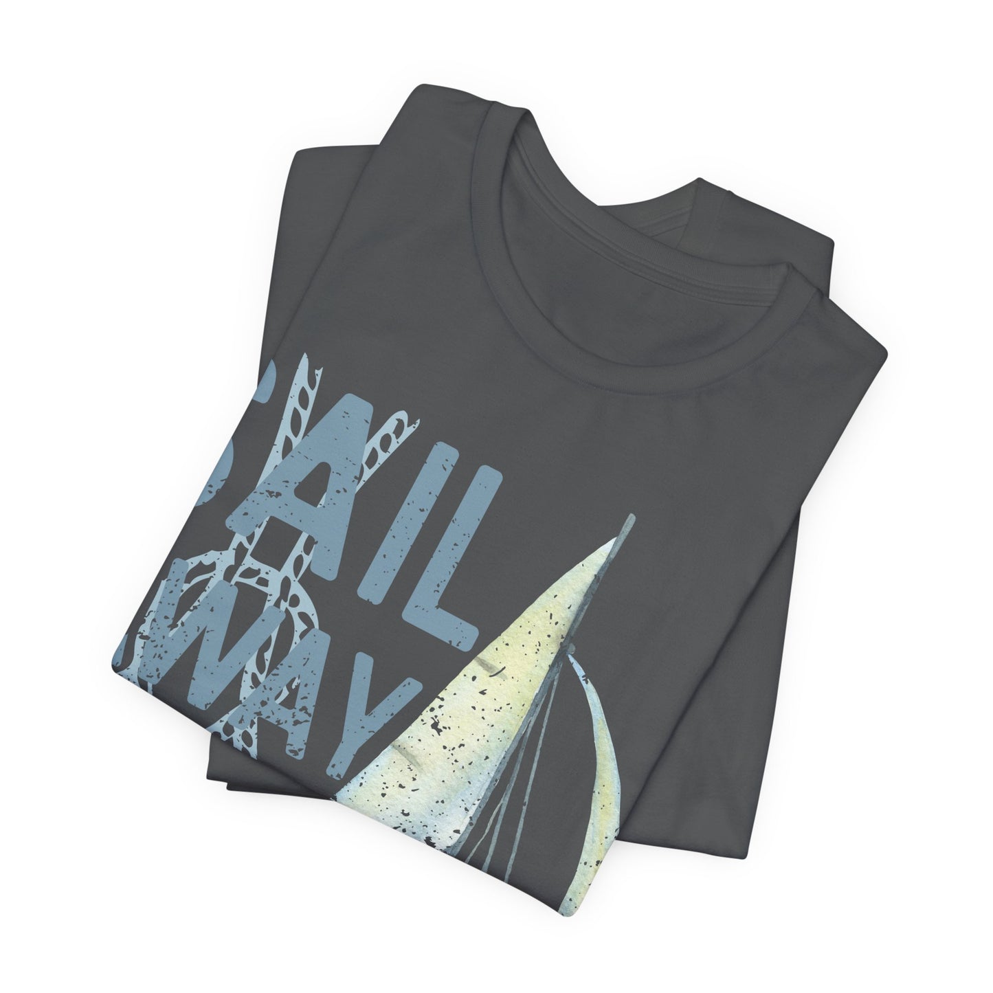 Sail Away With Me Shirt, Coastal Sailboat Tee, Nautical Graphic Tee, Coastal Summer Shirt, Ocean Lover Gift, Retro Beach T-Shirt