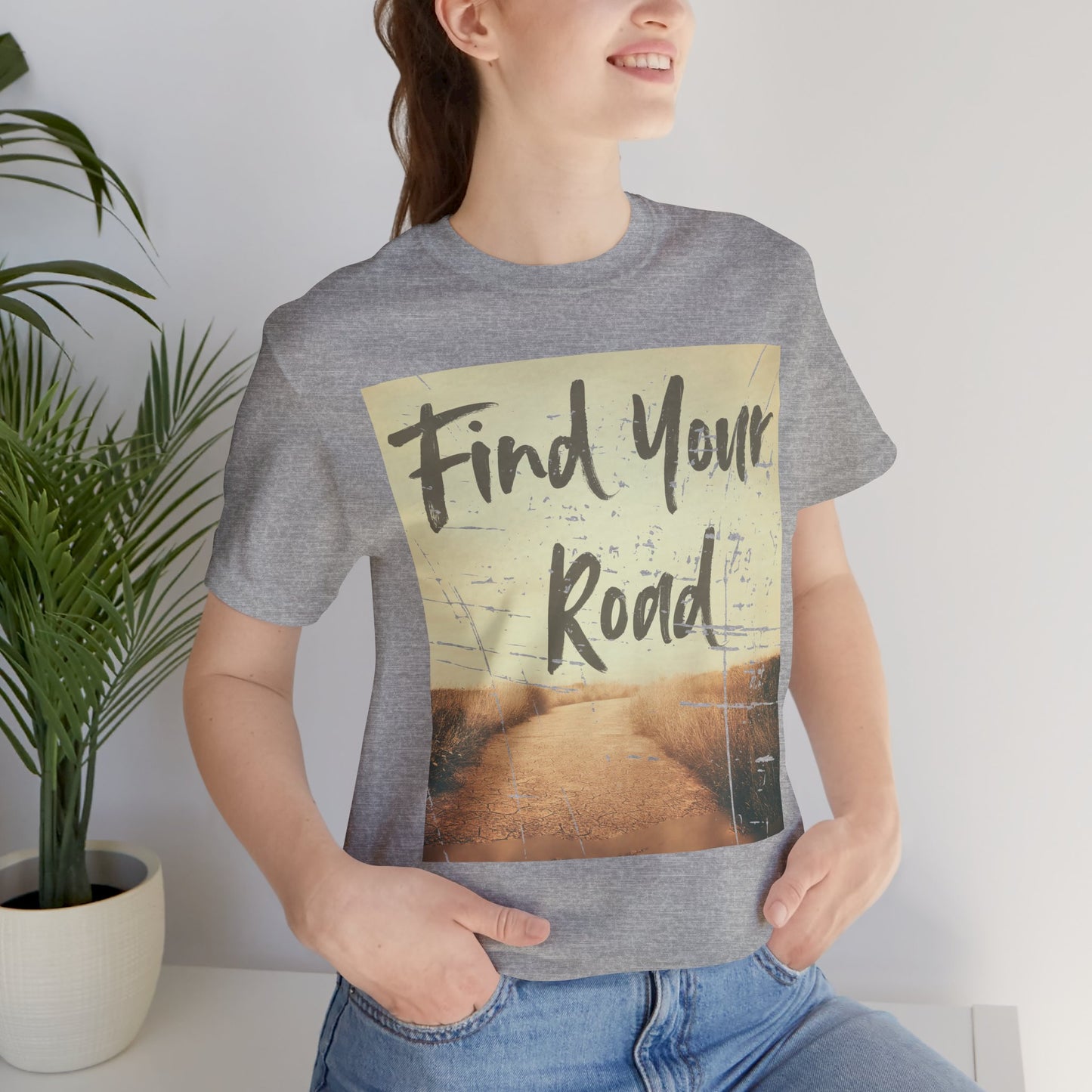 Find Your Road Shirt, Beach Graphic Tee, Coastal Summer Shirt, Vintage Road Trip Tee, Wanderlust T-Shirt, Travel Lover Gift, Retro Beach Tee