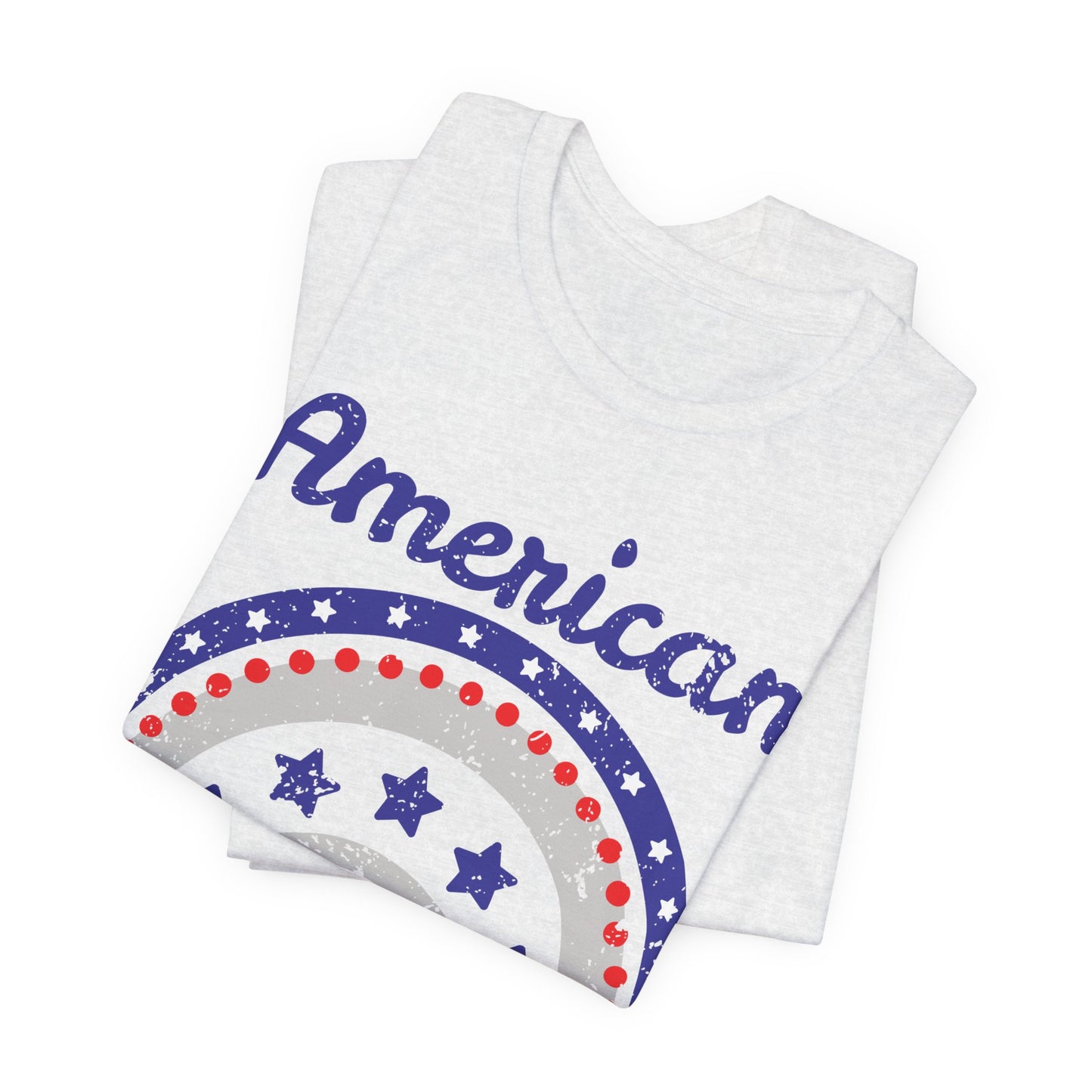 American Girl Shirt, 4th of July Shirt Women, Patriotic USA Tee, Cute Independence Day Outfit, Red White Blue Shirt, USA Graphic Tee