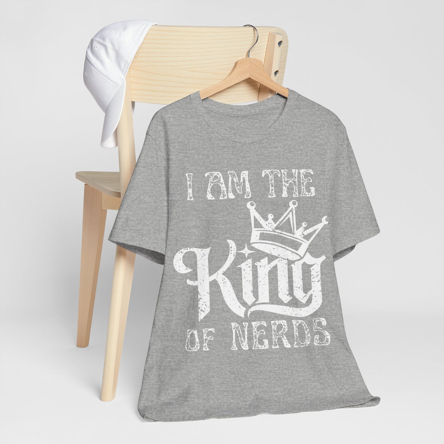 King of Nerds Shirt, Funny Nerd Shirt, Geek Pride Tee, Gamer Shirt, Nerd Humor Tee, Geek Gift, Comic Style Graphic Tee