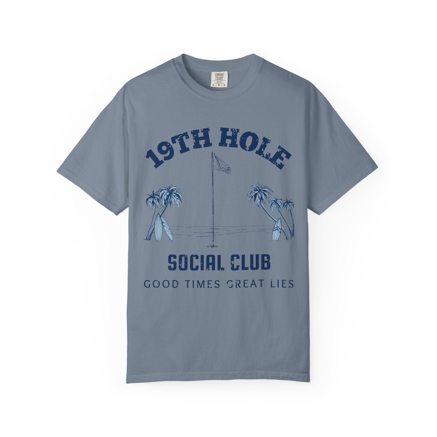 19th Hole Social Club Shirt, Funny Golf Shirt, Golf Drinking Tee, Golf Vacation T-Shirt, Golfer Gift, Golf Trip Apparel