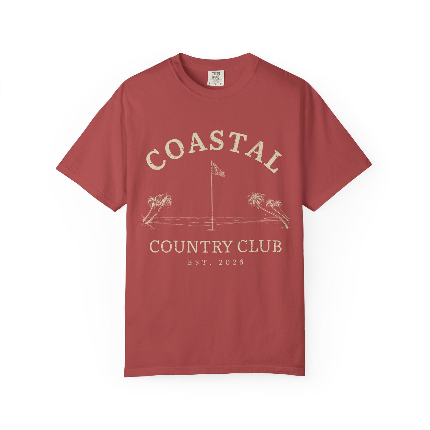 Coastal Country Club Shirt, Coastal Golf Tee, Beach Club T-Shirt, Golf Lifestyle Shirt, Resort Wear, Golfer Gift