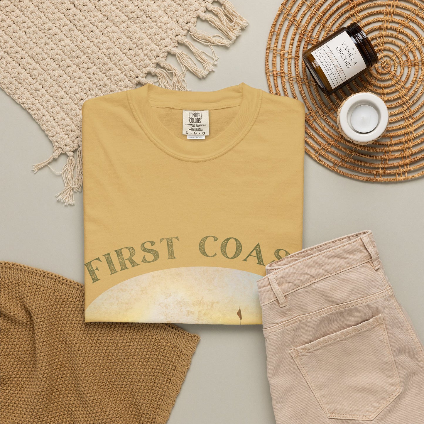 Sunset Coast Fairways Shirt, Coastal Golf Shirt, Beach Golf Tee, Golf Vacation T-Shirt, Golf Lover Gift, Coastal Lifestyle Apparel