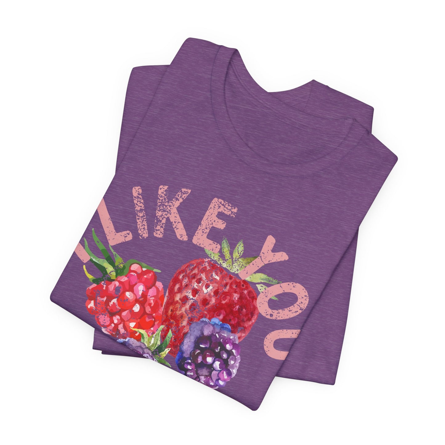 I Like You Berry Much Shirt, Cute Love Shirt, Funny Romantic Tee, Berry Graphic Shirt, Valentines Gift, Cute Summer Tee, Girlfriend Gift