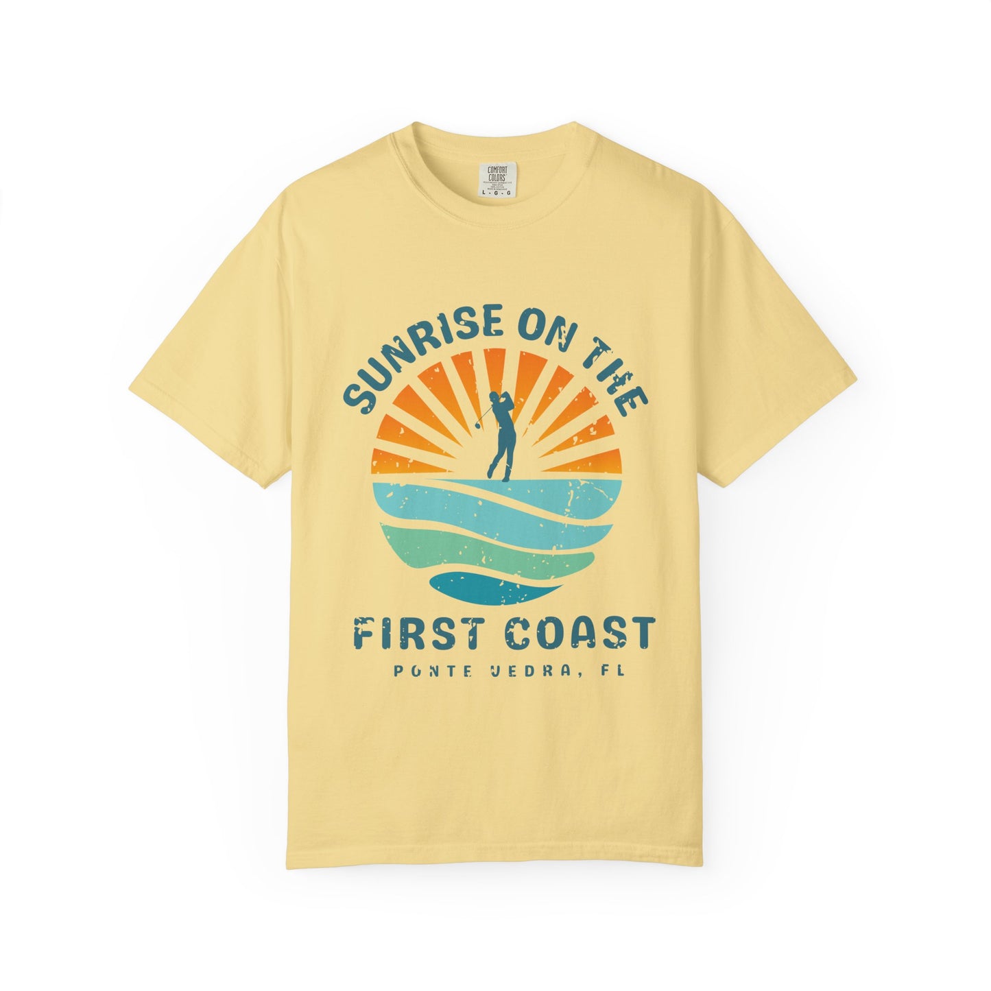 Sunrise on the First Coast Shirt, Ponte Vedra Beach Tee, Florida Coastal Shirt, Beach Vacation T-Shirt, Local Florida Gift
