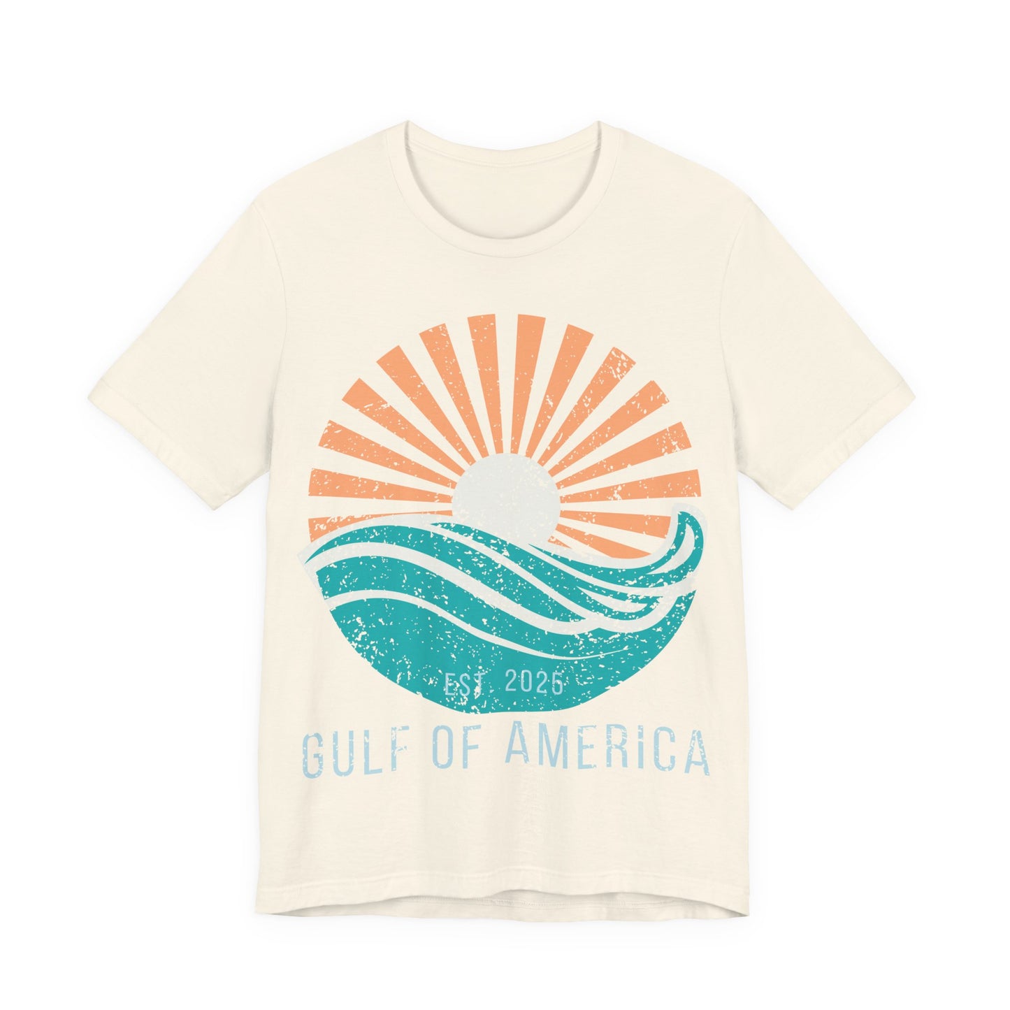 Gulf of America Shirt, Retro Beach Sunset Tee, Coastal Vacation Shirt, Vintage Ocean Graphic Tee, Gulf Coast Shirt, Summer Beach Shirt