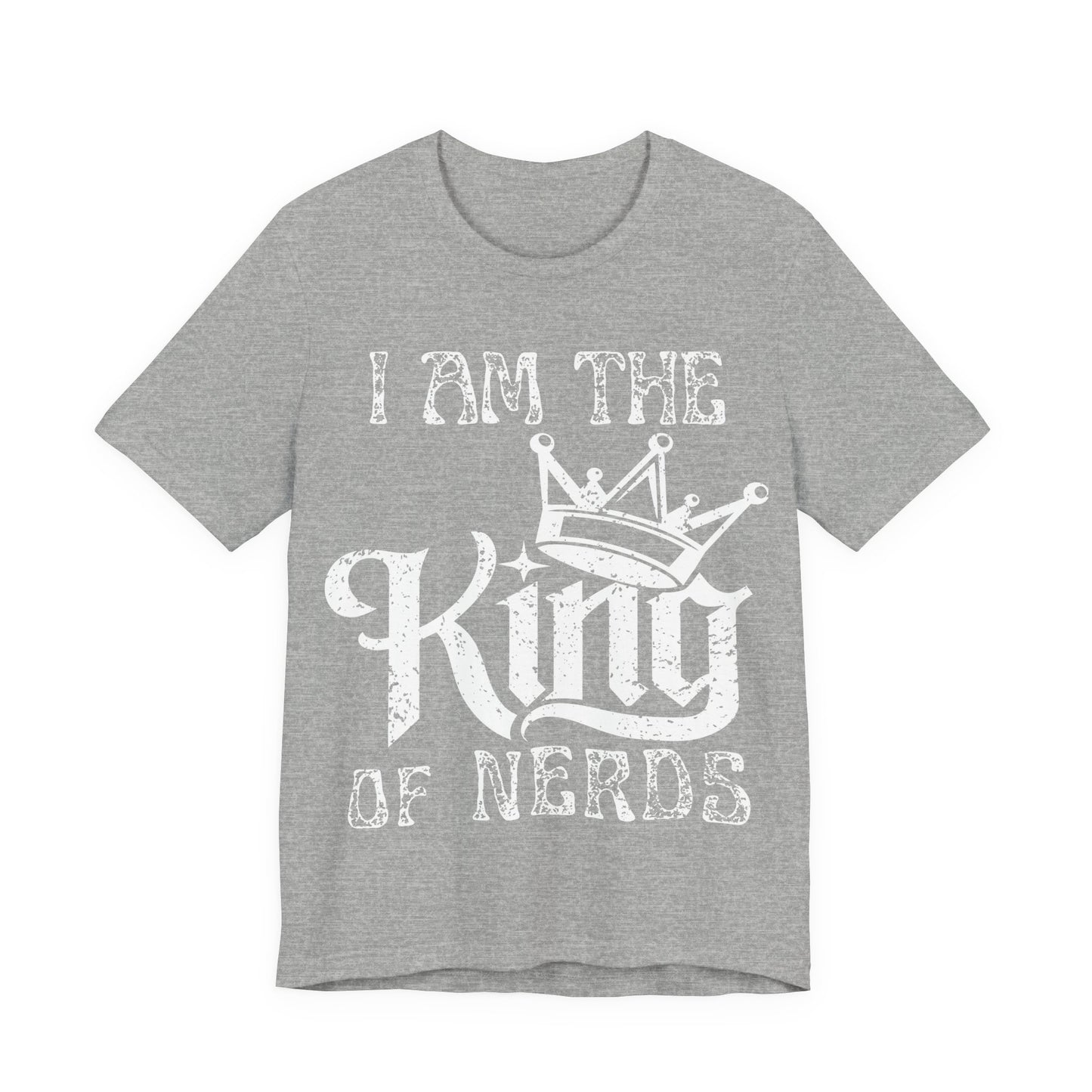 King of Nerds Shirt, Funny Nerd Shirt, Geek Pride Tee, Gamer Shirt, Nerd Humor Tee, Geek Gift, Comic Style Graphic Tee
