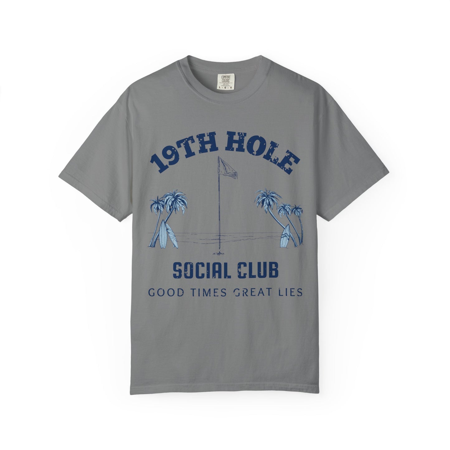 19th Hole Social Club Shirt, Funny Golf Shirt, Golf Drinking Tee, Golf Vacation T-Shirt, Golfer Gift, Golf Trip Apparel