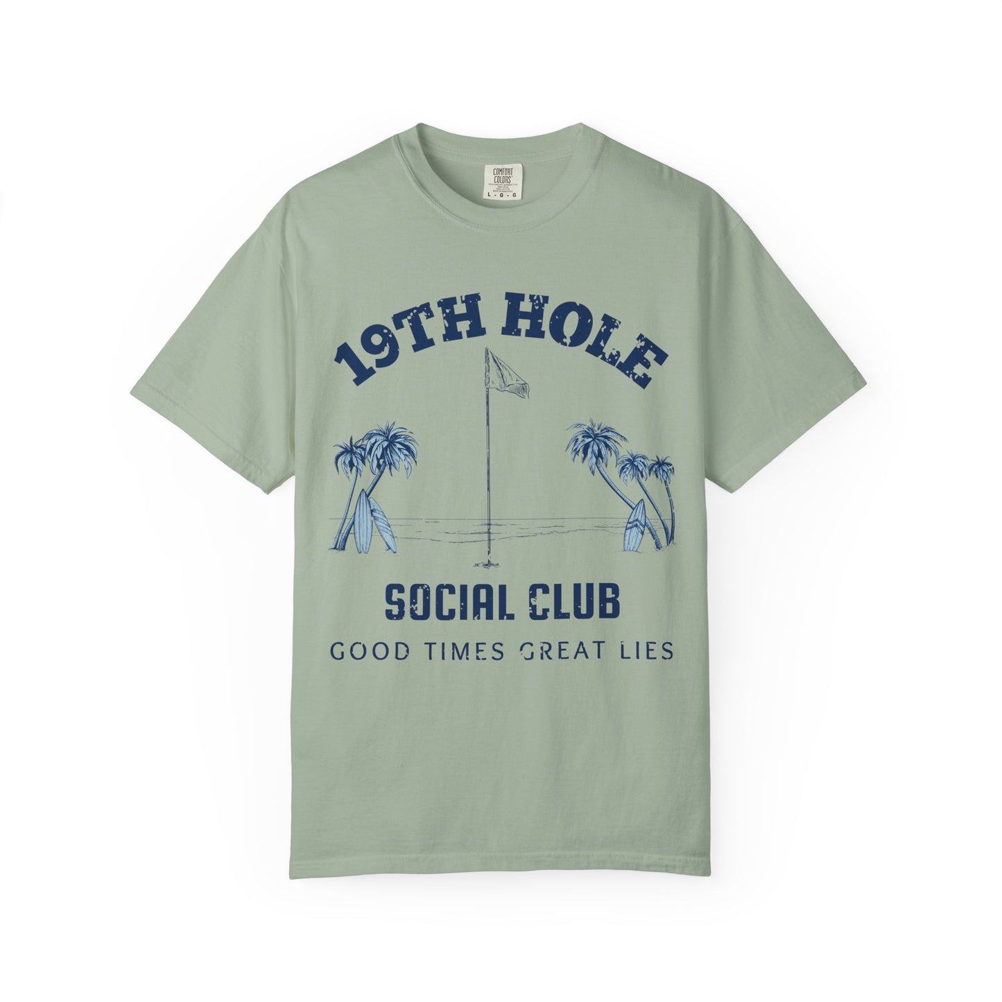 19th Hole Social Club Shirt, Funny Golf Shirt, Golf Drinking Tee, Golf Vacation T-Shirt, Golfer Gift, Golf Trip Apparel