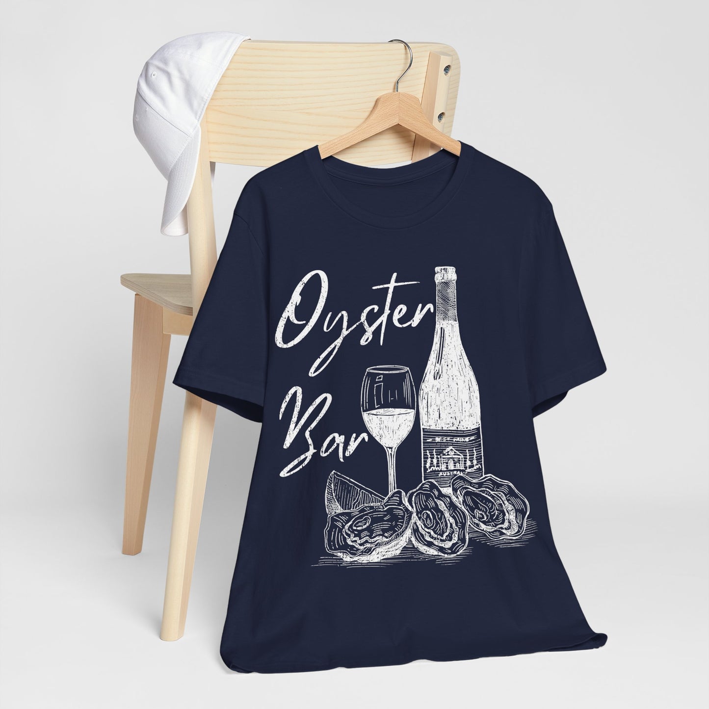 Oyster Bar Shirt, Coastal Grandma Tee, Beach Vacation Shirt, Seafood Lover Shirt, Coastal Chic Tee, Wine Lover Shirt, Summer Beach Tee