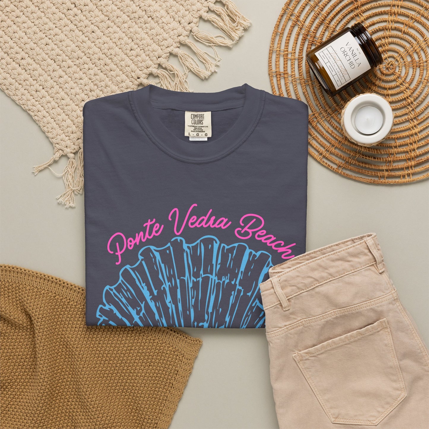 Ponte Vedra Beach Florida Shirt, Coastal Shell Tee, Florida Beach Shirt, Ponte Vedra Souvenir, Beach Vacation T-Shirt