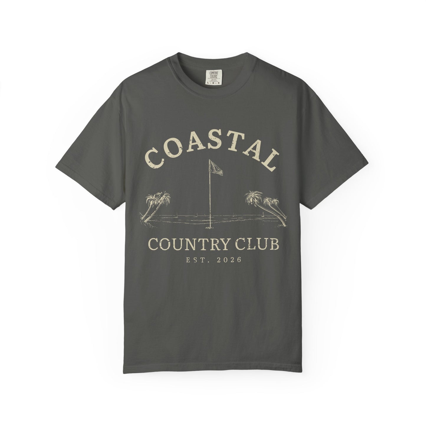 Coastal Country Club Shirt, Coastal Golf Tee, Beach Club T-Shirt, Golf Lifestyle Shirt, Resort Wear, Golfer Gift