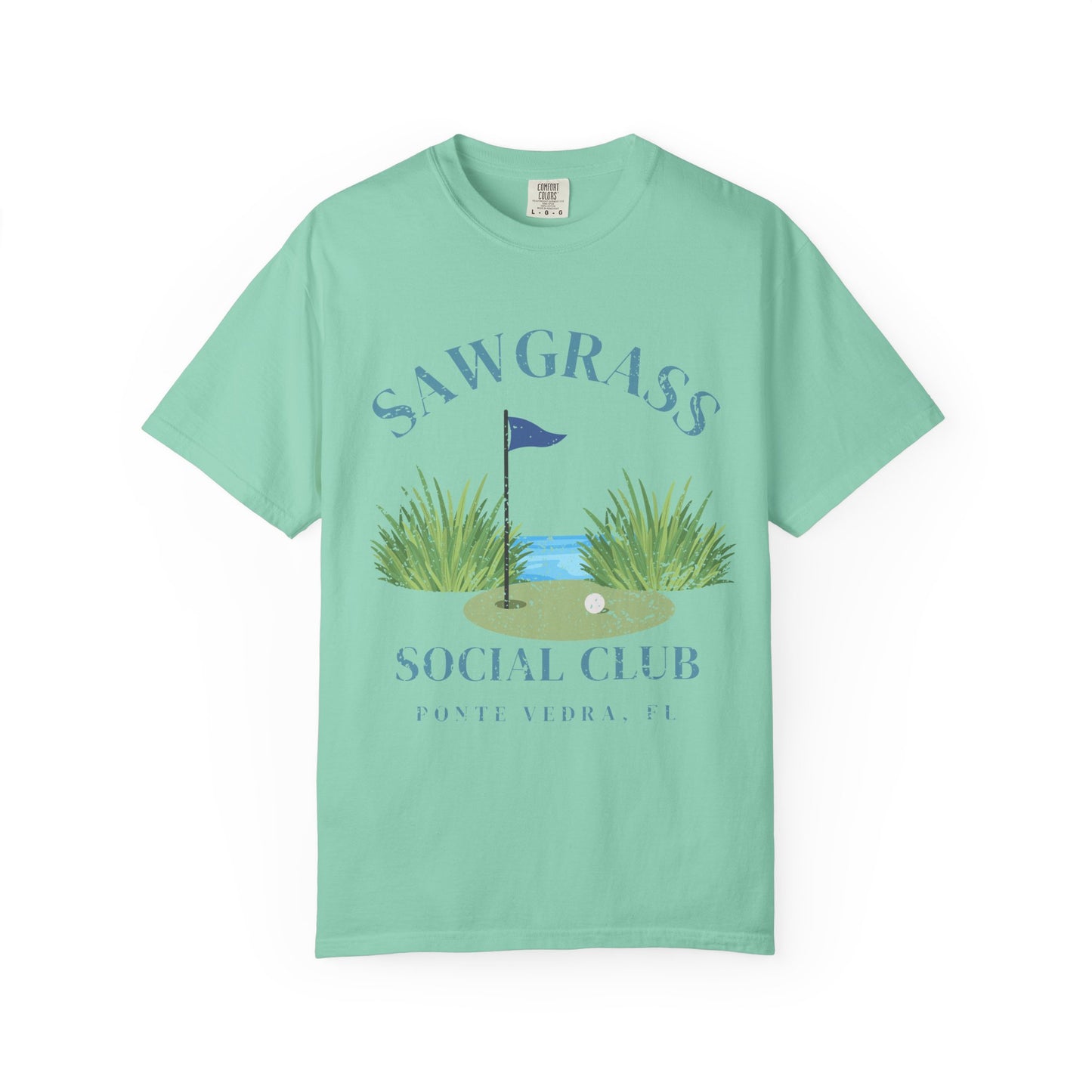 Sawgrass Social Club Shirt, Ponte Vedra Beach Tee, Coastal Golf Shirt, Florida Golf T-Shirt, Golf Lover Gift