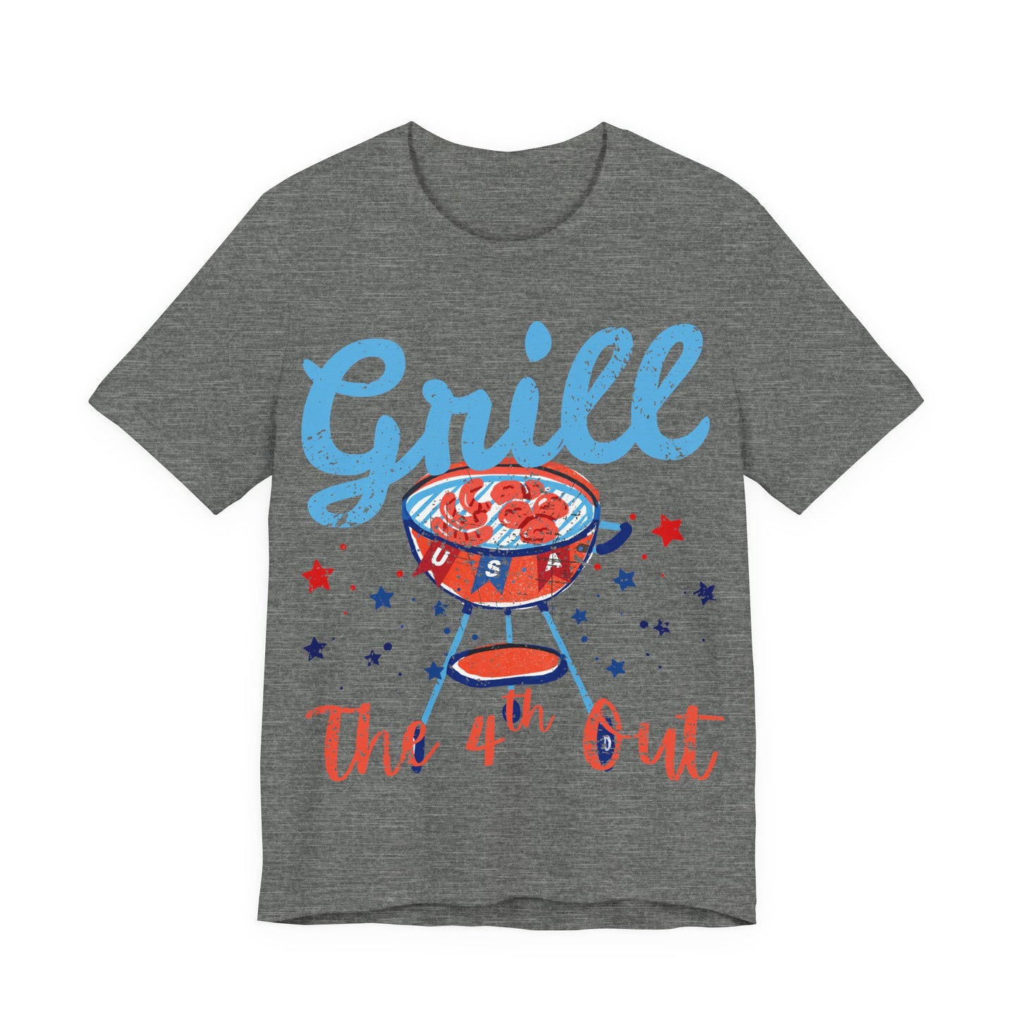 Grill the 4th Out T-shirt, Funny 4th of July BBQ Tee, Patriotic Grill Shirt, Independence Day T-Shirt, Summer Cookout Tee