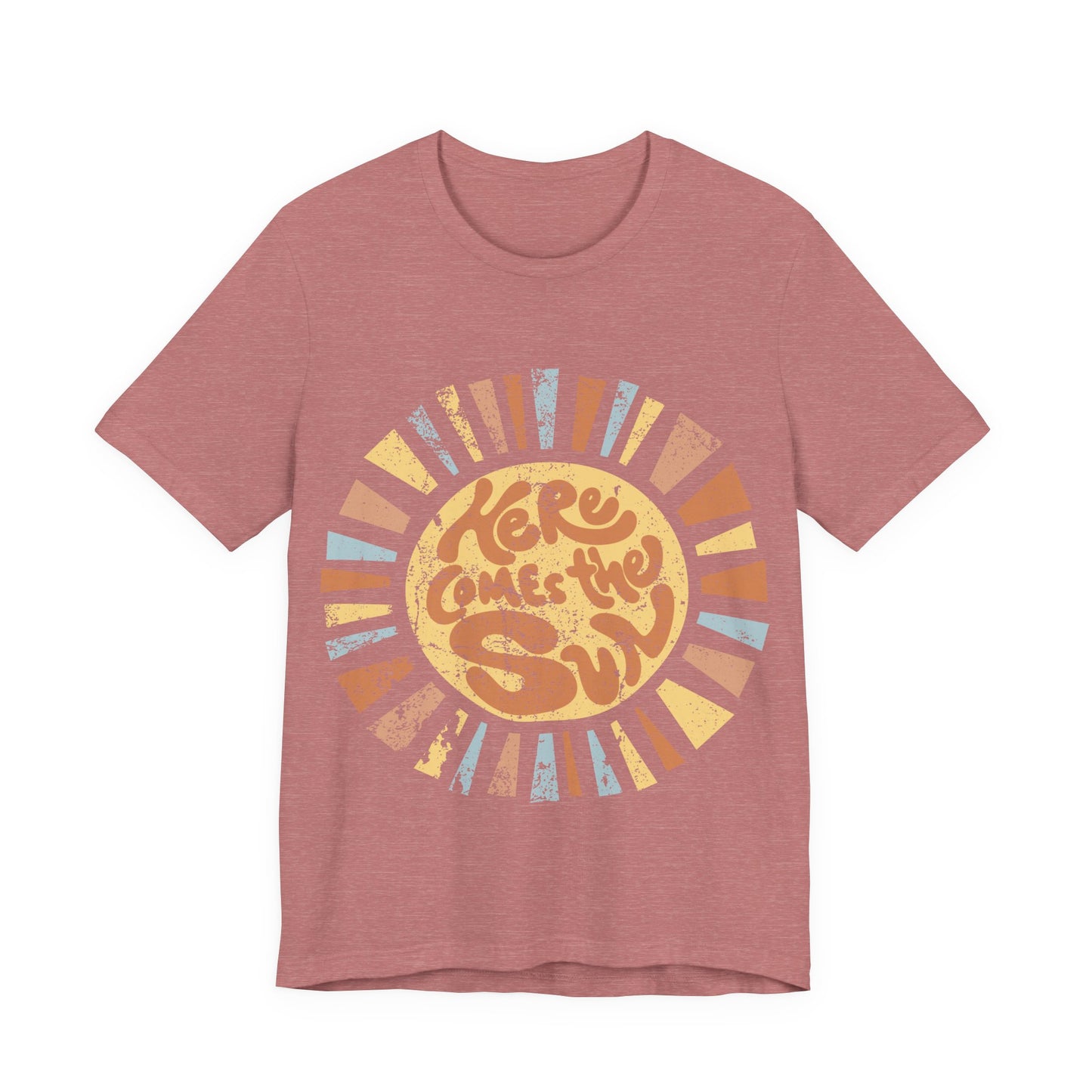 Here Comes the Sun Shirt, Retro Summer Tee, Vintage Sunshine Shirt, 4th of July Shirt, Boho Summer Graphic Tee