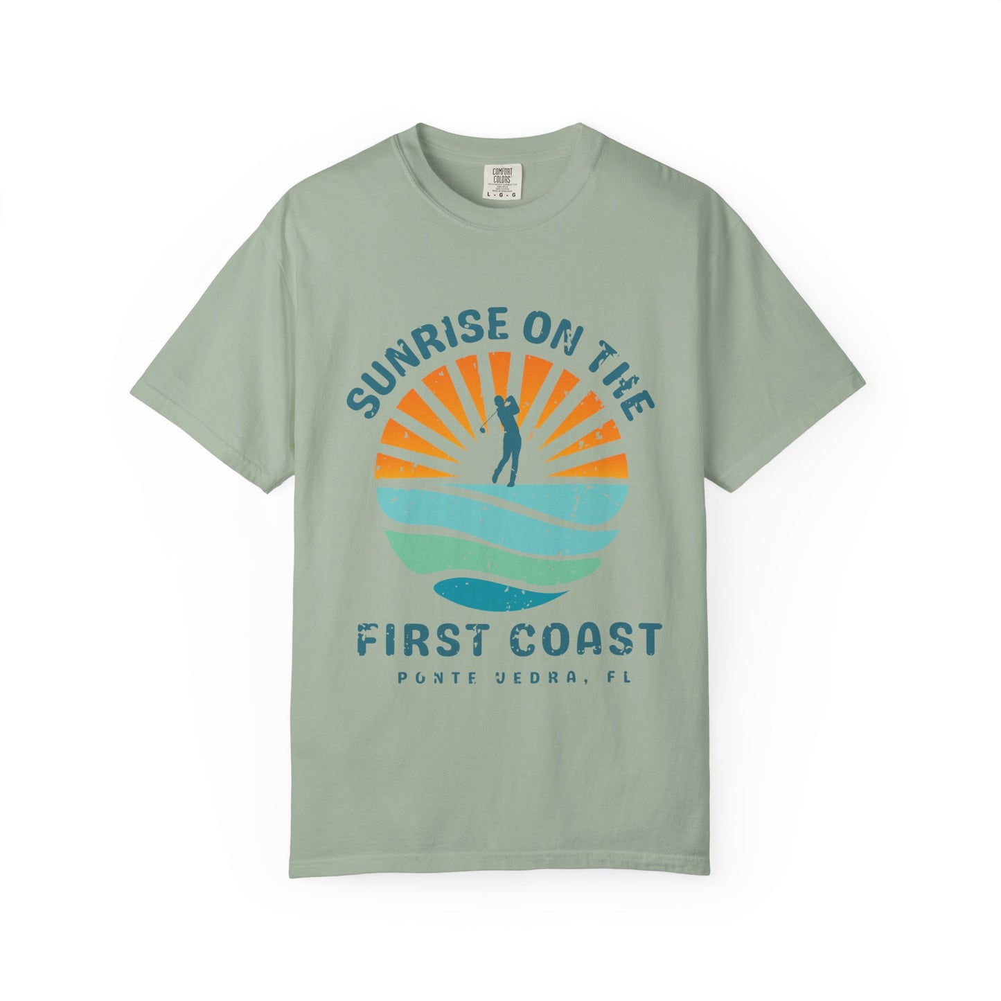 Sunrise on the First Coast Shirt, Ponte Vedra Beach Tee, Florida Coastal Shirt, Beach Vacation T-Shirt, Local Florida Gift