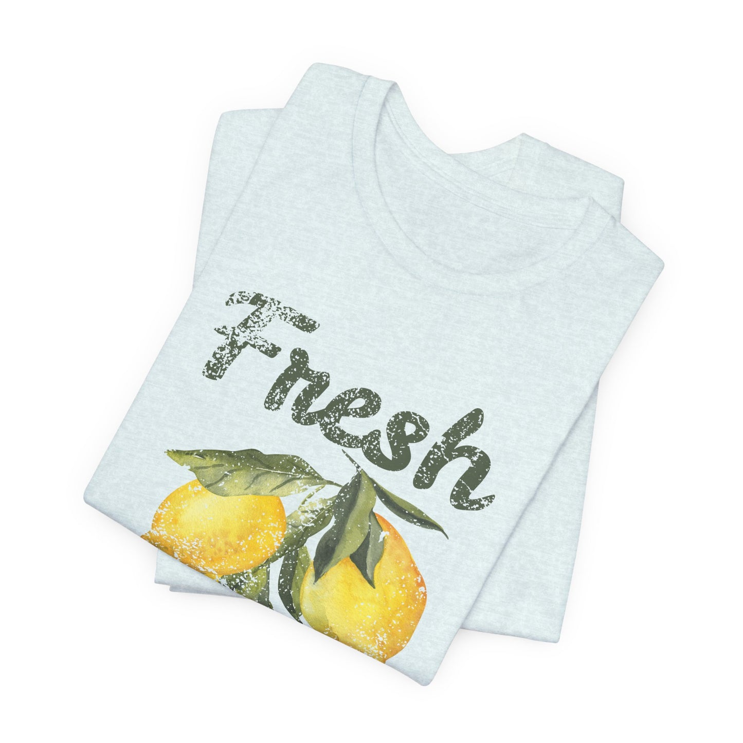 Fresh Squeezed Lemon Shirt, Lemon Graphic Tee, Cute Summer Citrus Shirt, Lemon Lover Gift, Retro Fruit Graphic T-Shirt